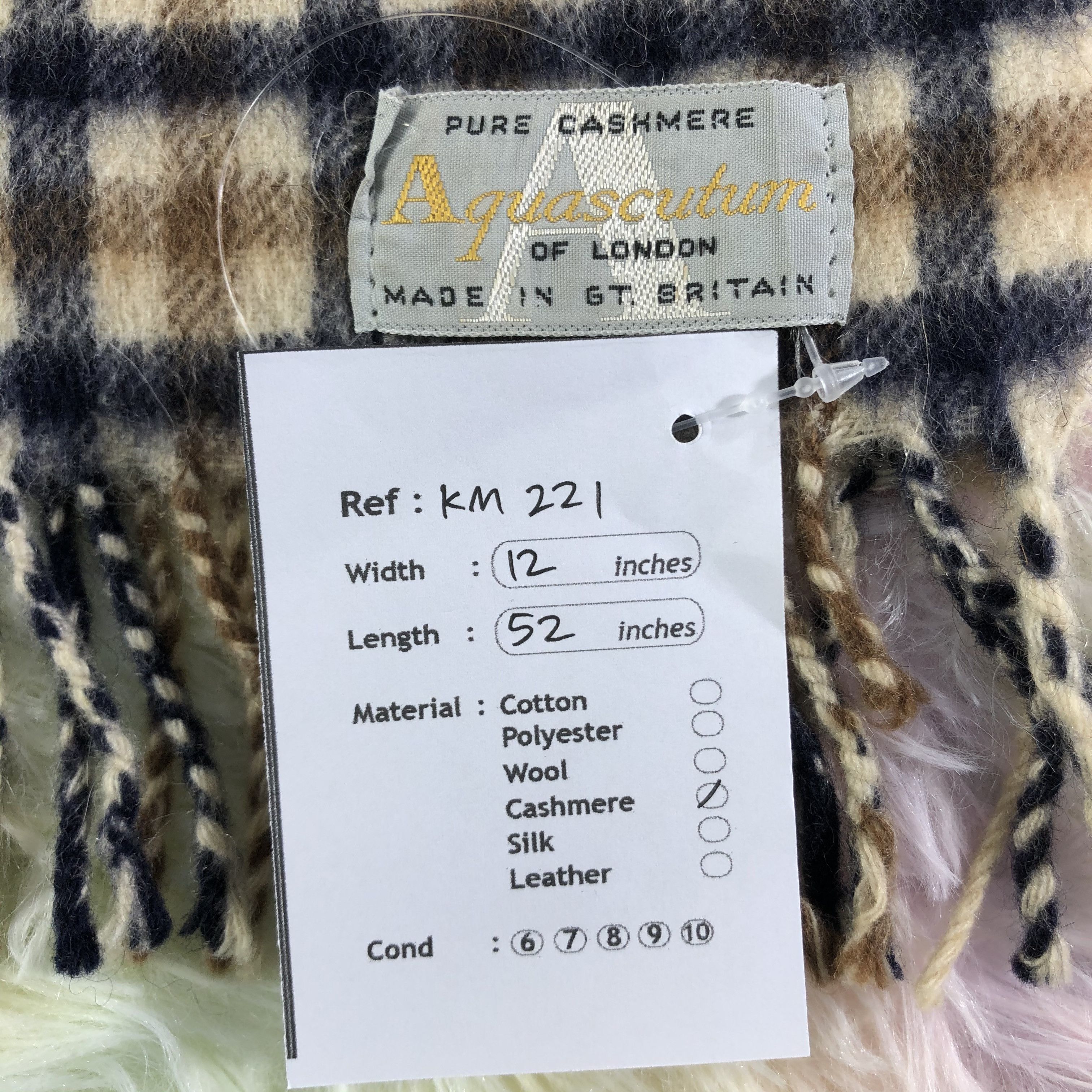 Aquascutum Aquascutum Scarf / Muffler / Neckwear - KM221 Size ONE SIZE - 5 Thumbnail