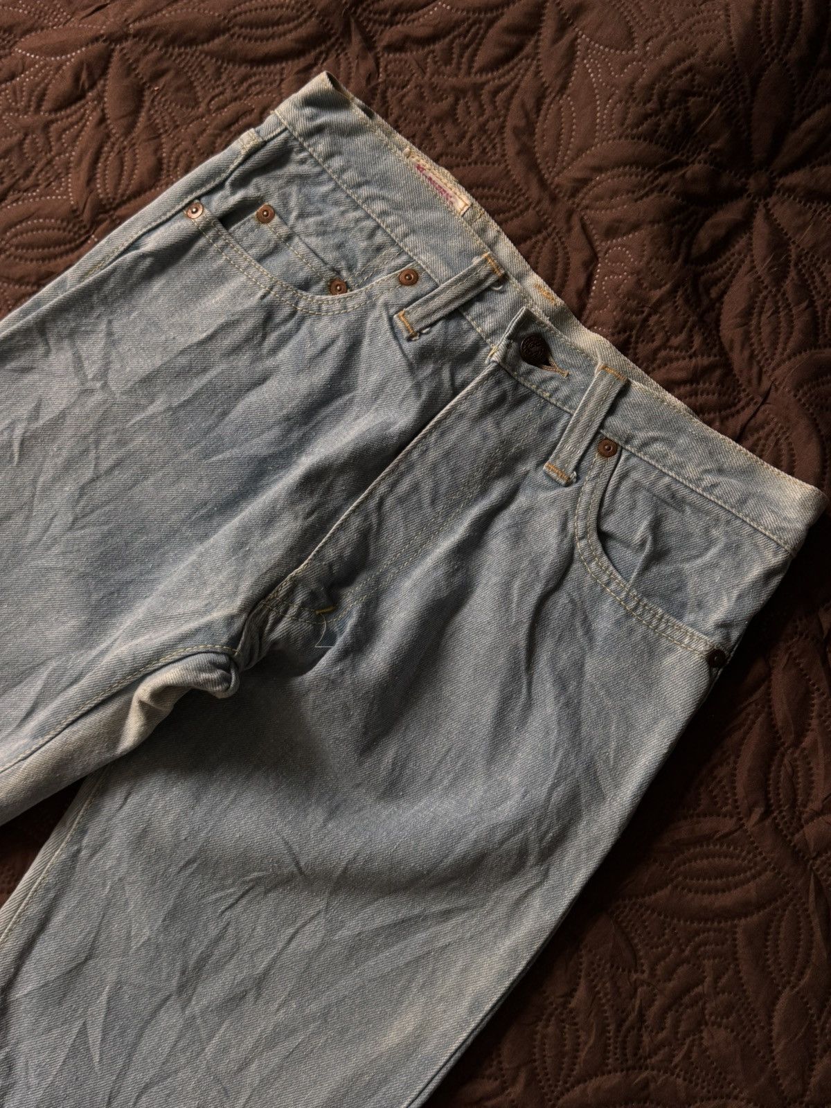 If Six Was Nine Vintage early 90s mc queen blue jeans boot cut Size 28" / US 6 / IT 42 - 2 Thumbnail