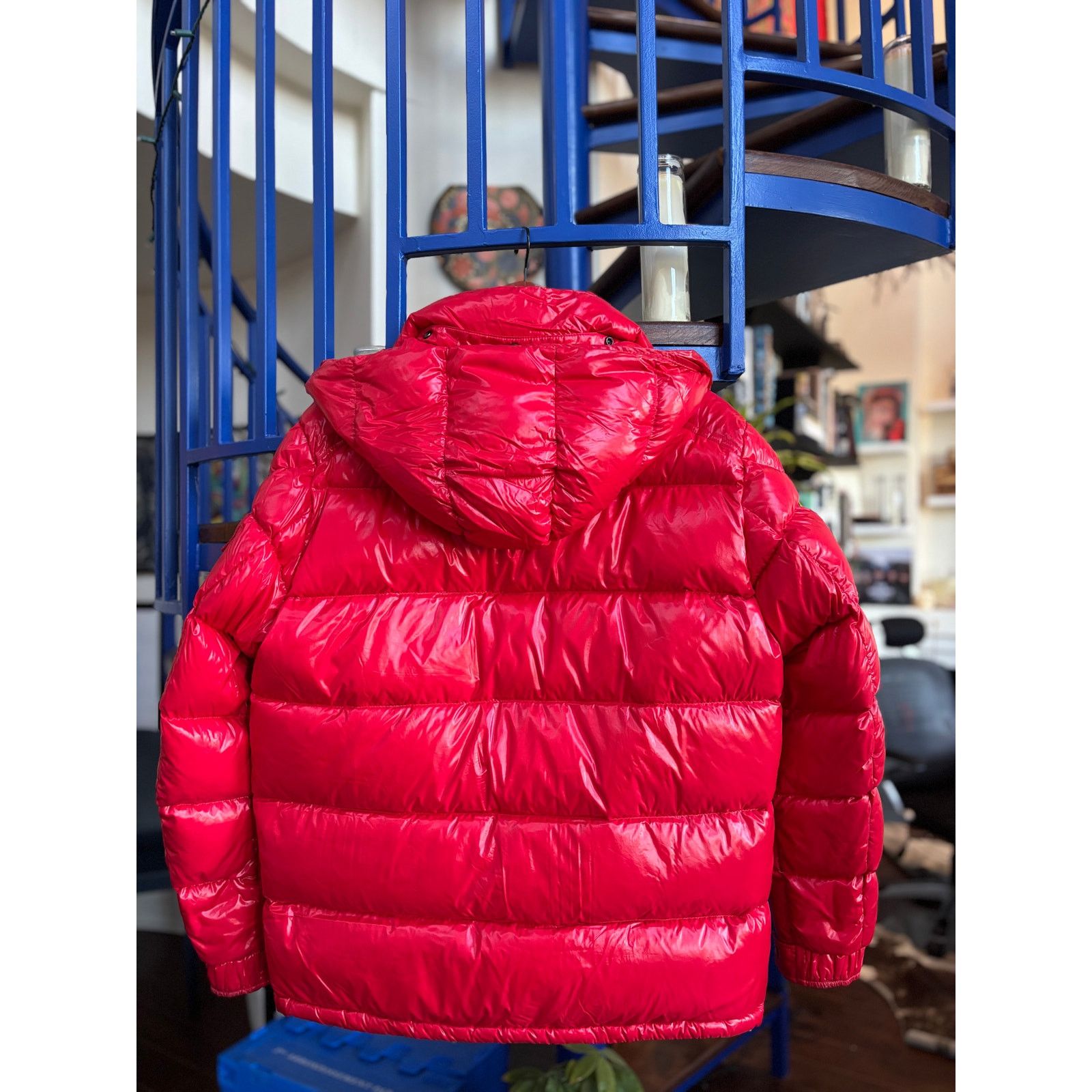 Moncler Moncler Red Maya Down Puffer Jacket Size XL, 4 Size US XL / EU 56 / 4 - 2 Thumbnail