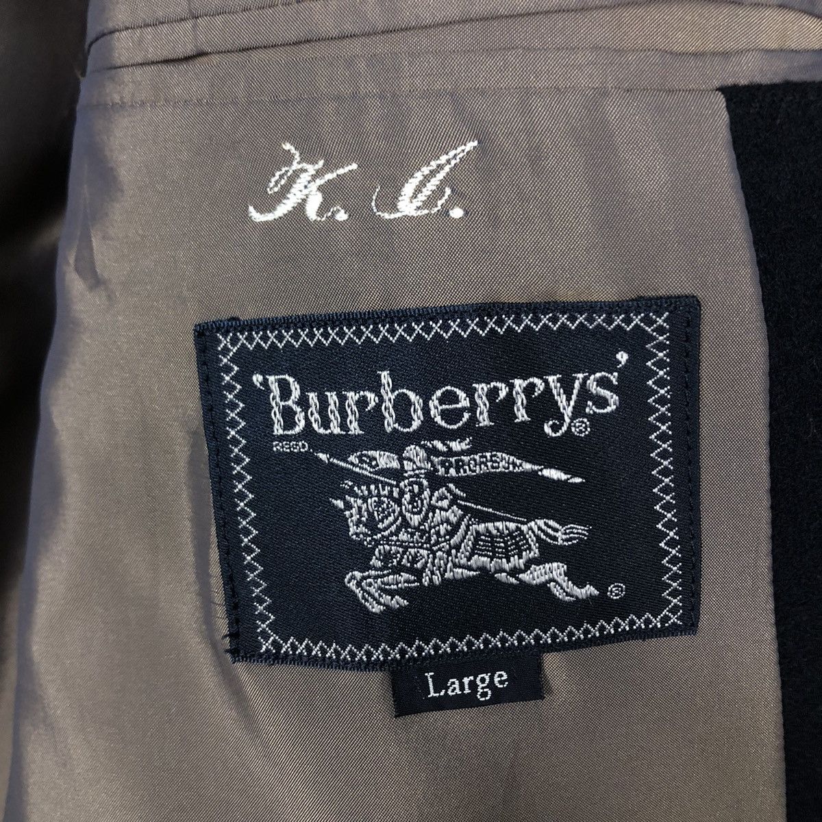 Burberry 🔥Vintage Wool Jacket Chore Burberrys Double Breast Size US L / EU 52-54 / 3 - 17 Thumbnail