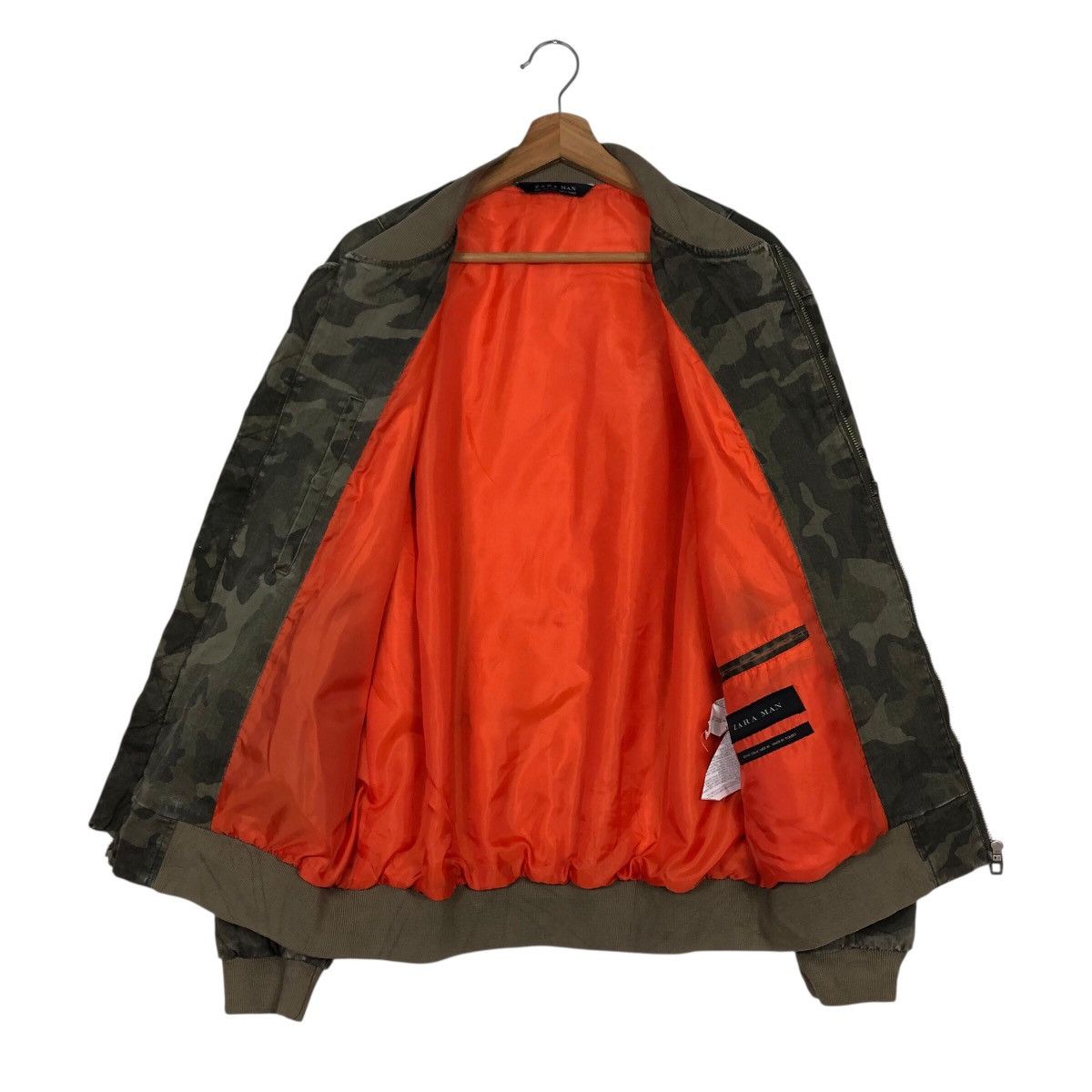 Japanese Brand 📌Vintage Bomber Jacket Camouflage Design Zara Man Size US M / EU 48-50 / 2 - 14 Thumbnail