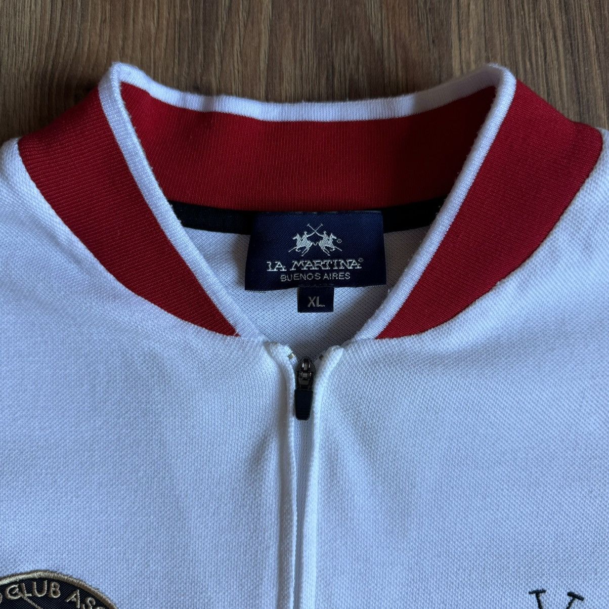 La Martina La Martina Polo Club Ancona Polo Men’s XL White/Red Size US XL / EU 56 / 4 - 4 Thumbnail