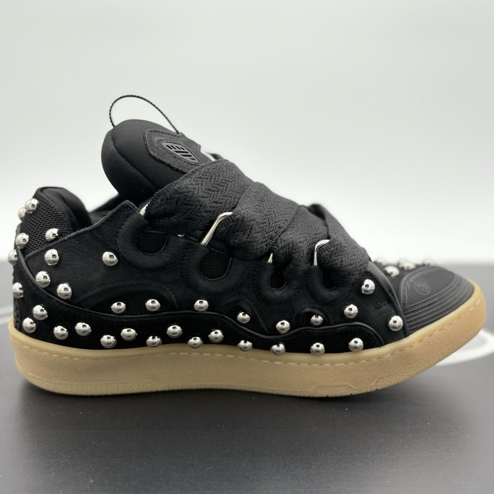 Lanvin Lanvin Studded Curb Sneaker ' Black ' | NEW! Size US 11 / EU 44 - 10 Thumbnail