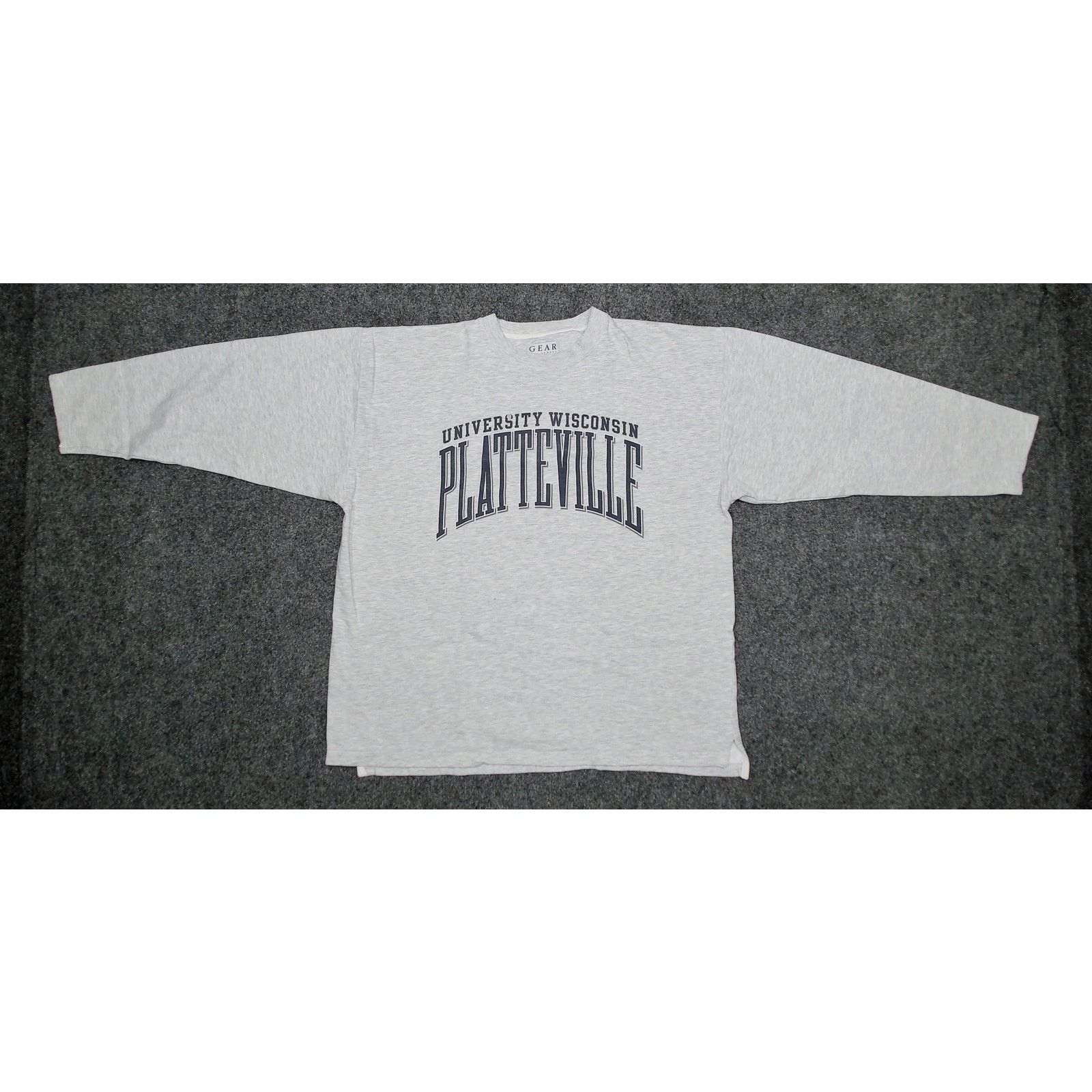 Gear for Sports VTG 90s Gear For Sports Wisconsin Platteville Sweatshirt XXL Size US XXL / EU 58 / 5 - 5 Thumbnail