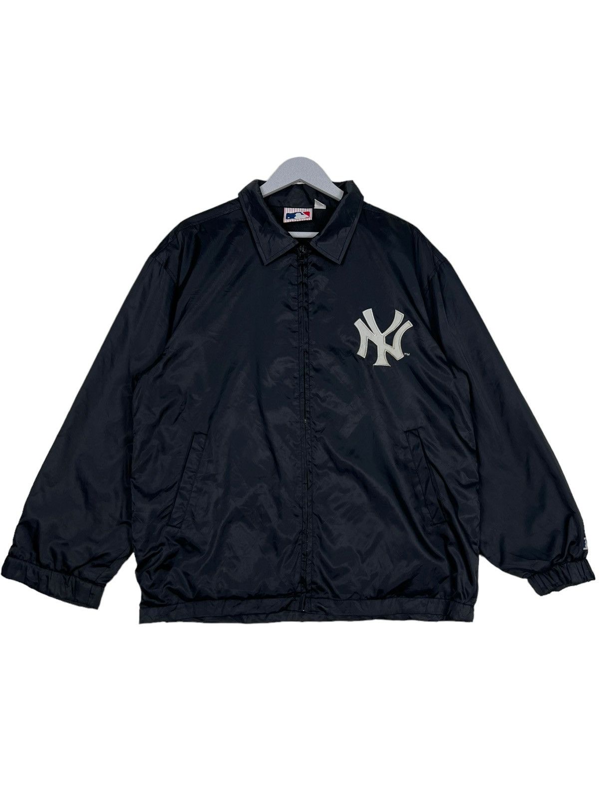 MLB 🔥 VINTAGE NEW YORK YANKEES MLB BOMBER JACKET Size US M / EU 48-50 / 2 - 1 Thumbnail