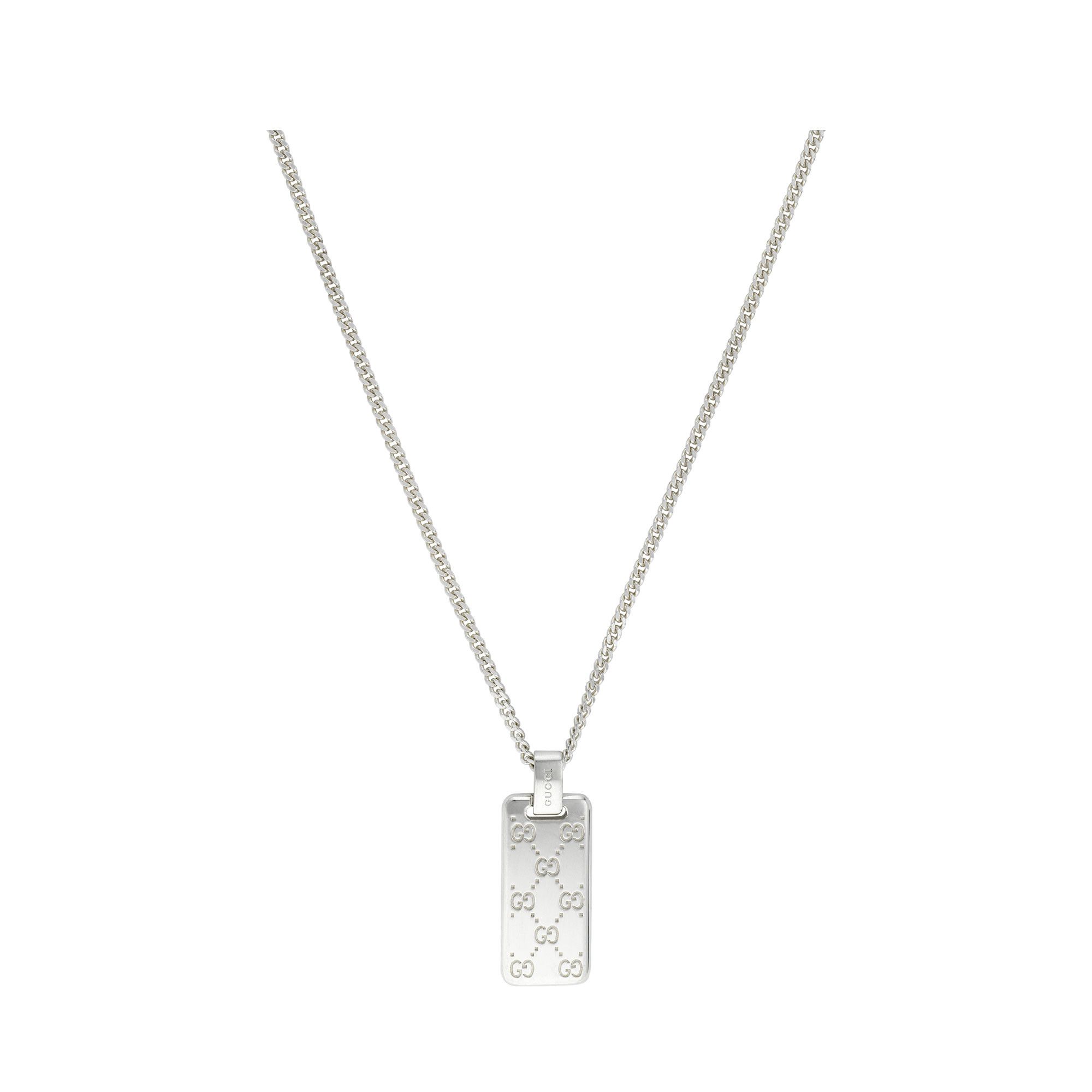 Gucci oc11z0126 Size: OS / Gucci Signature Necklace With GG Tag Size ONE SIZE - 1 Thumbnail
