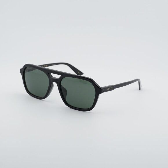 Gucci Gucci GG1823SA 001 Sunglasses Black Square Frame, Grey Size ONE SIZE - 1 Thumbnail