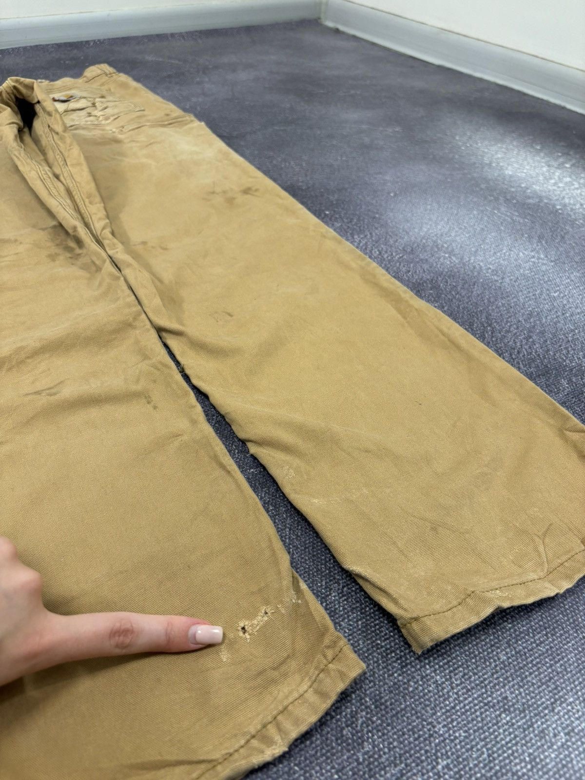 Carhartt Vintage Carhartt USA Rugged Flex Distressed Work Pants Size US 34 / EU 50 - 5 Thumbnail
