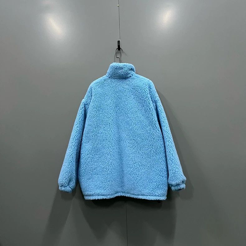 Balenciaga Balenciaga size 36 Light Blue Teddy Jacket Size US XS / EU 42 / 0 - 2 Thumbnail