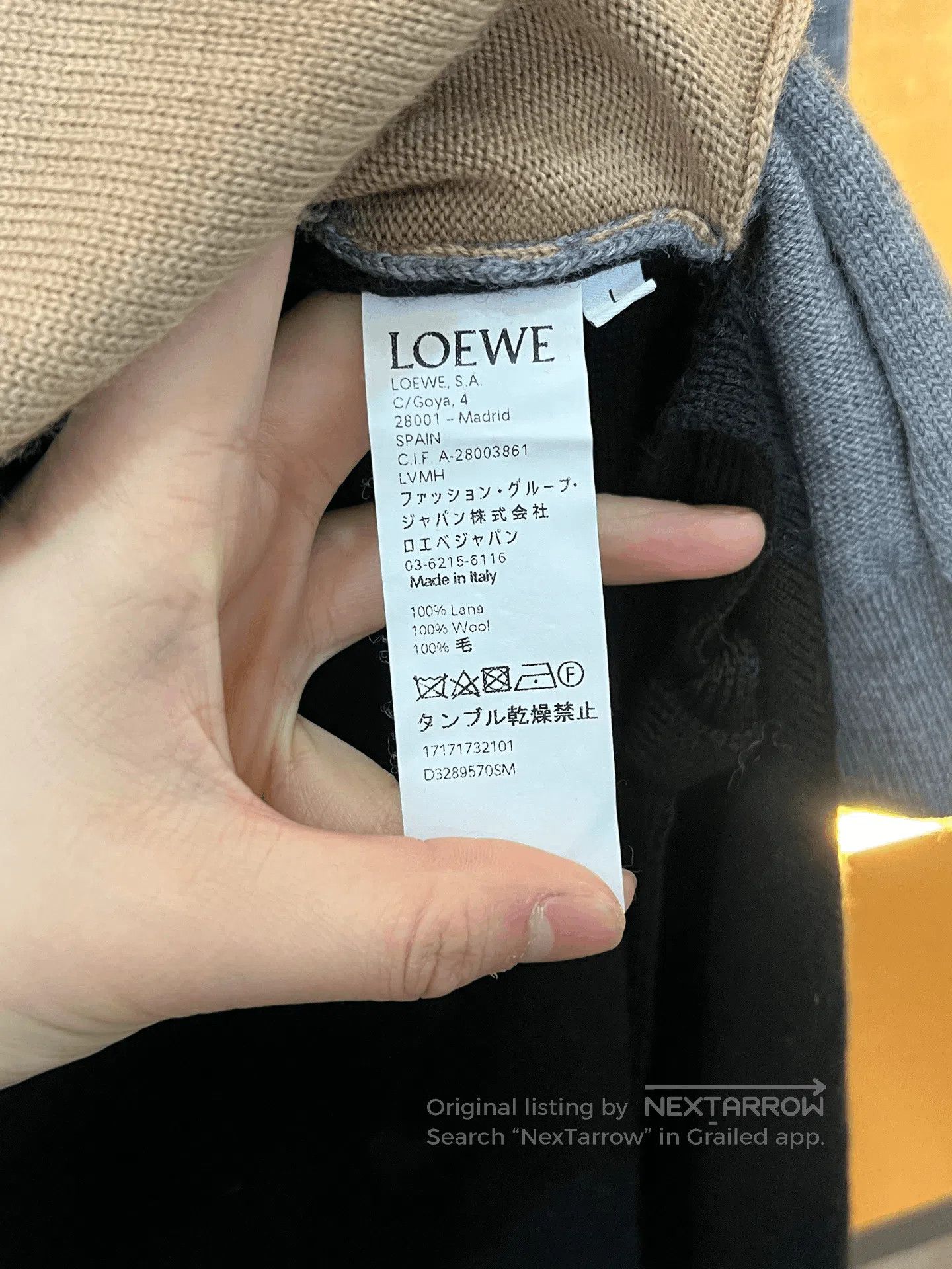 Loewe Loewe Two-Piece Sweater. Size US L / EU 52-54 / 3 - 4 Thumbnail