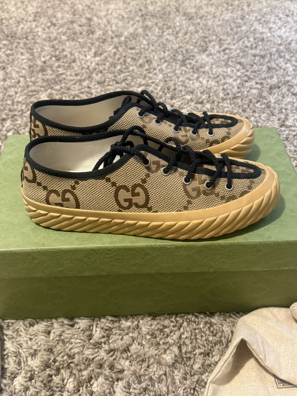 Gucci Gucci Maxi GG Low Top Sneakers Size US 6.5 / EU 39-40 - 1 Thumbnail