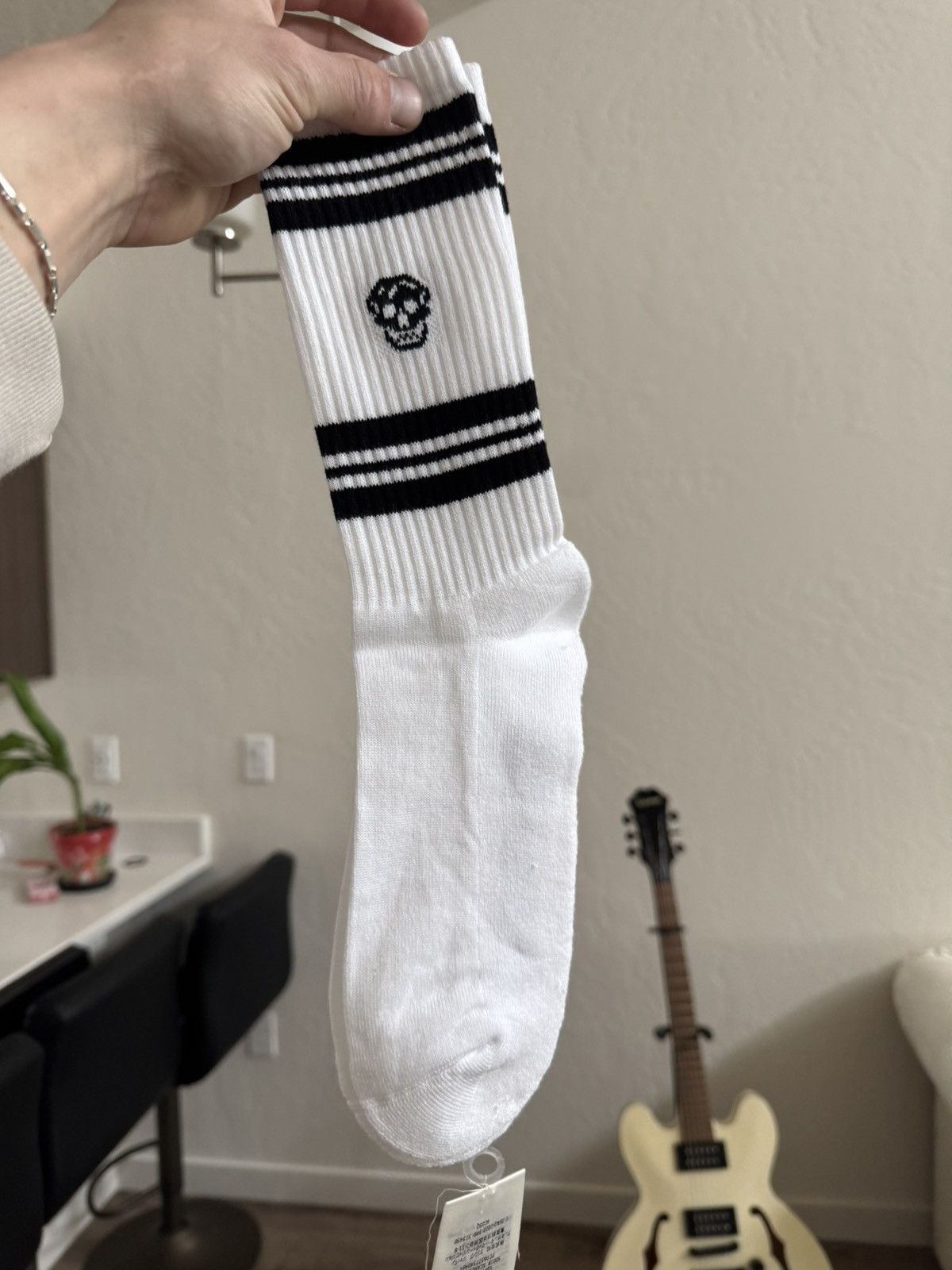 Alexander McQueen ALEXANDER MCQUEEN SKULL SOCKS Size ONE SIZE - 2 Thumbnail