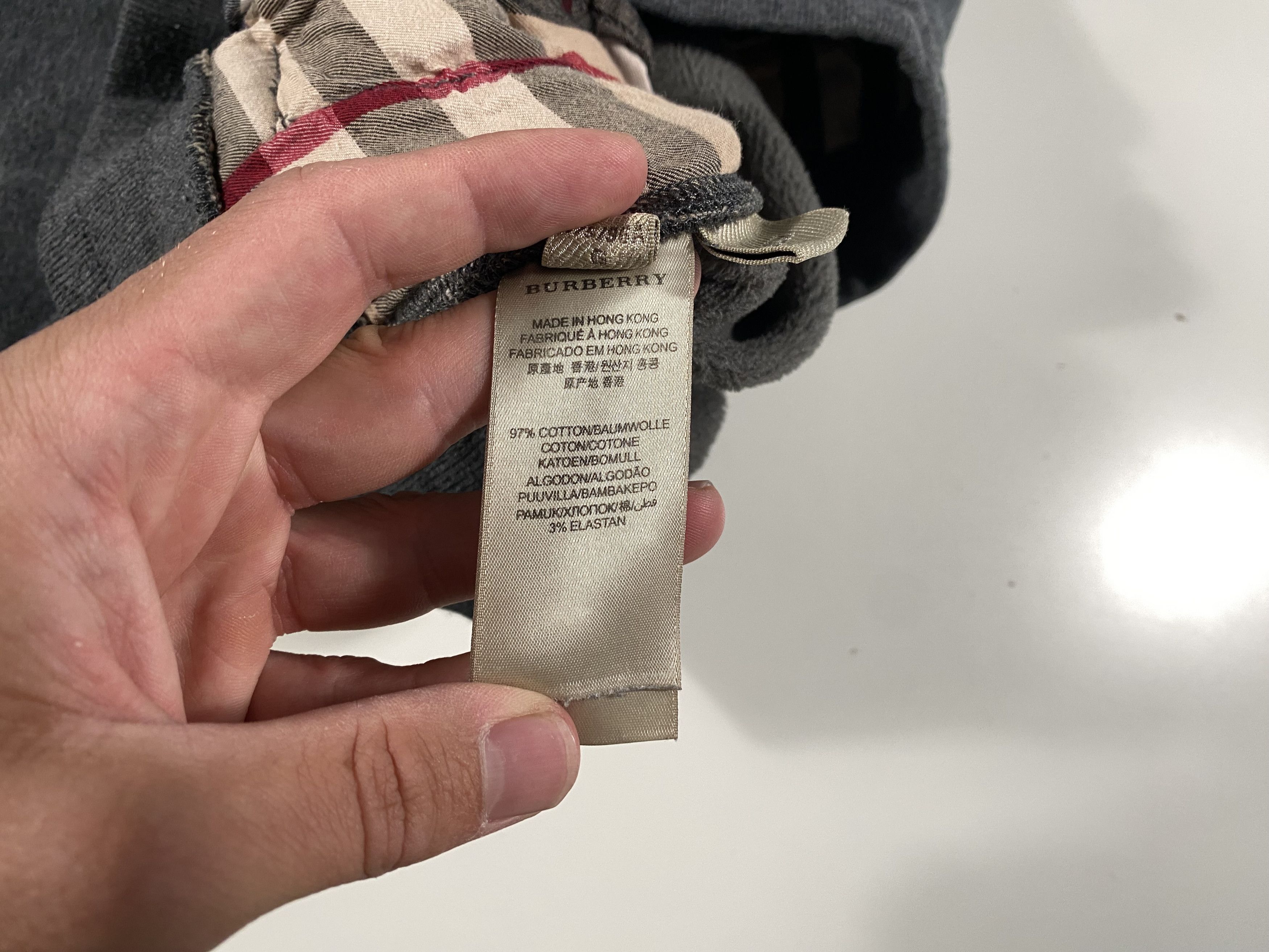Burberry Vintage Burberry Brit Slim Fit Sweatpants Gray Size L Size US 34 / EU 50 - 6 Thumbnail