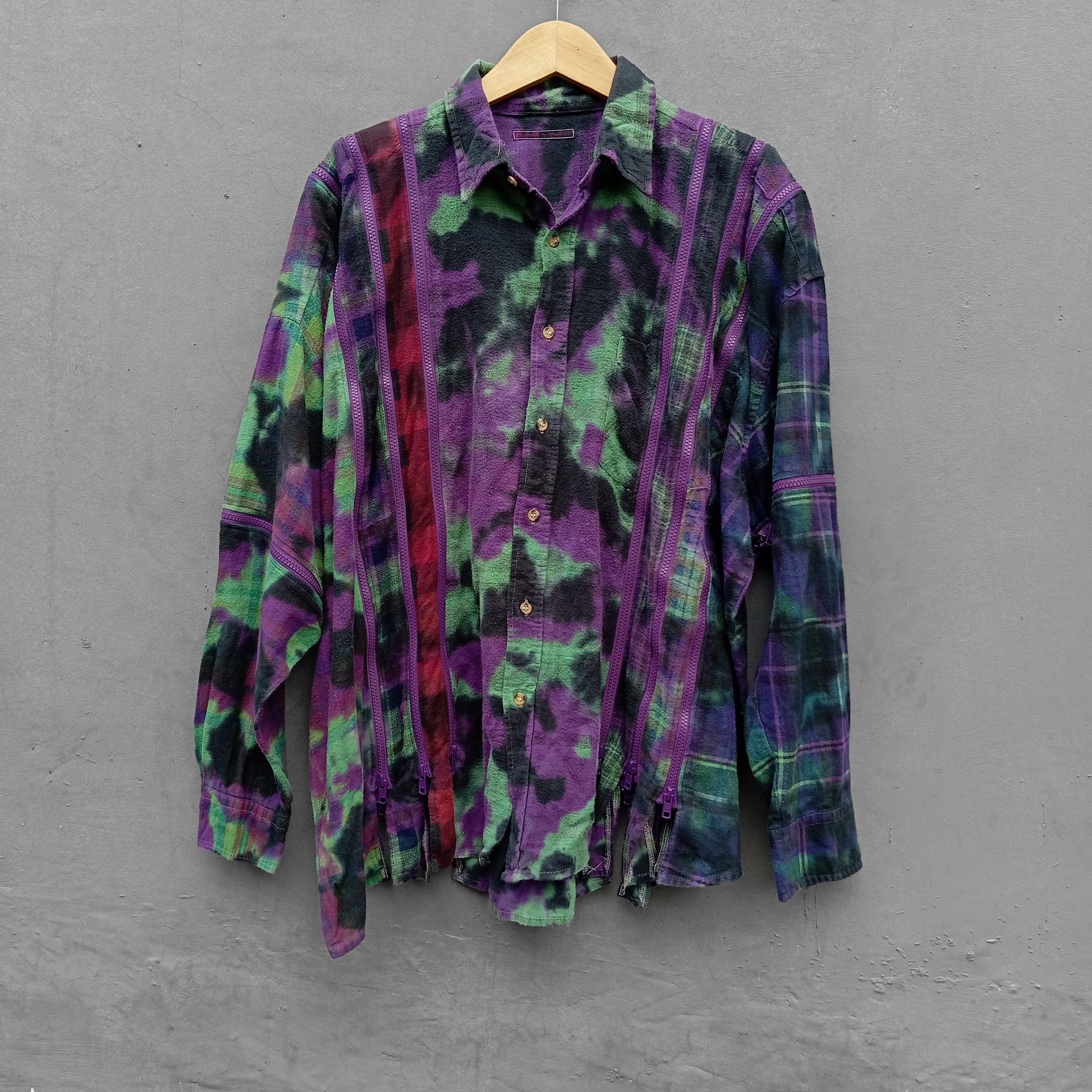 Needles Rebuild by needles japan flannel shirt Size US XXL / EU 58 / 5 - 1 Thumbnail