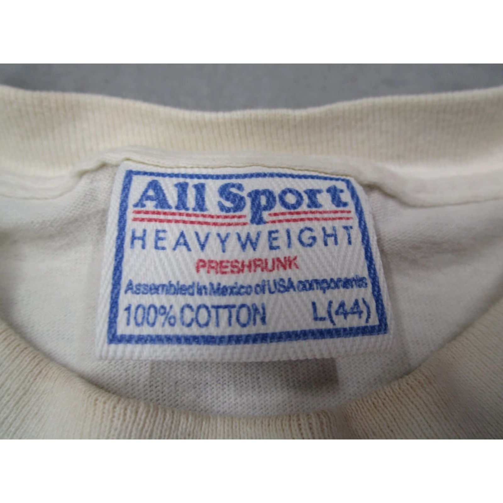 Doublet VINTAGE All Sport T-Shirt Men Large White Marathon 2001 Double Sided Graphic Y2K Sports Size US L / EU 52-54 / 3 - 3 Thumbnail