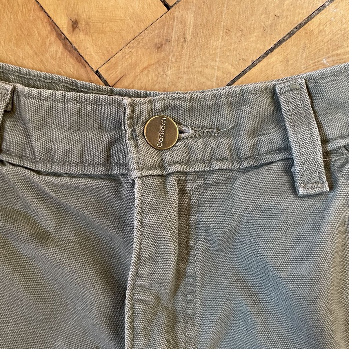 Carhartt Carhartt Carpenter Shorts Cargo Green Size US 29 - 4 Thumbnail