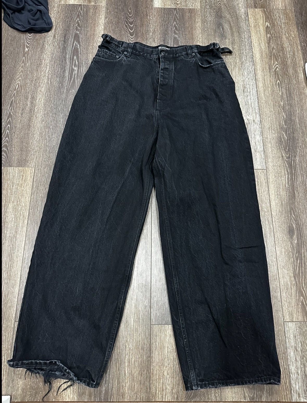 image of Balenciaga Black Skater Denim, Men's (Size 34)