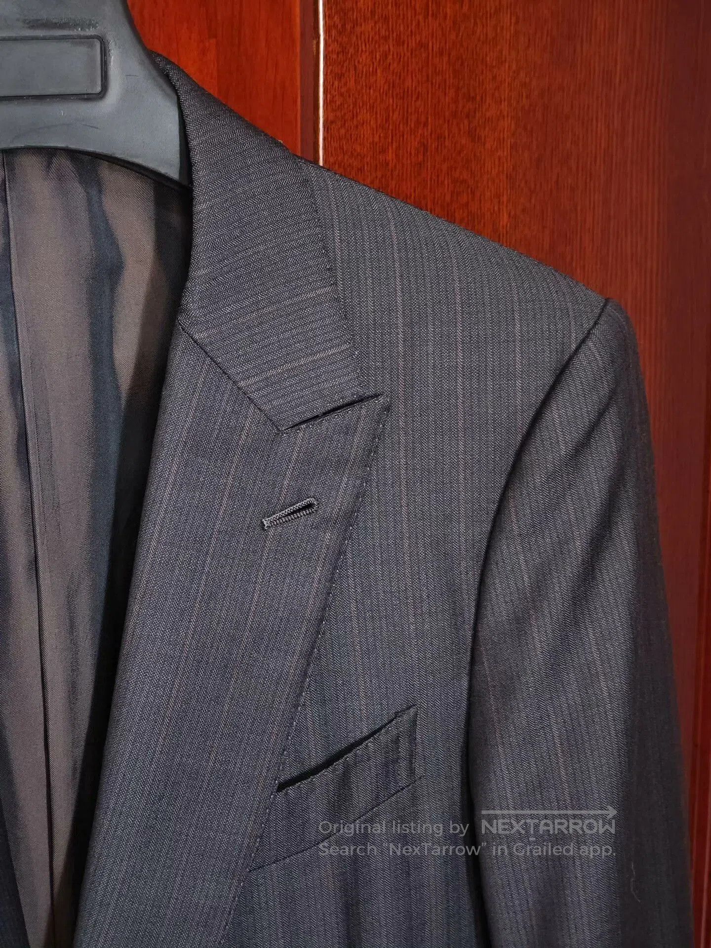 Ermenegildo Zegna Zegna Trofeo Wool Blazer with Stripes. Size US M / EU 48-50 / 2 - 2 Thumbnail
