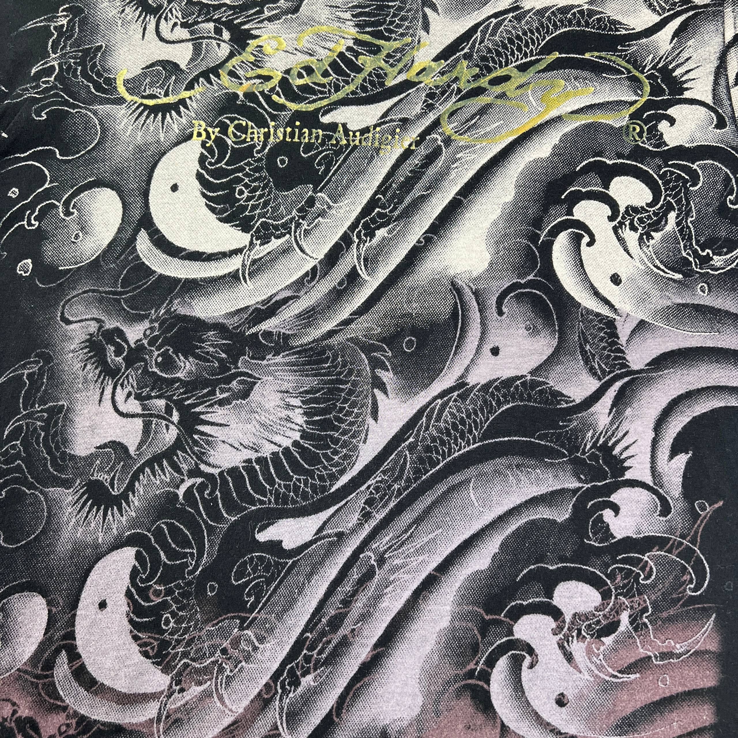 Ed Hardy Ed Hardy by Christian Audigier T-Shirt Dragon Tattoo Print Size US S / EU 44-46 / 1 - 7 Thumbnail