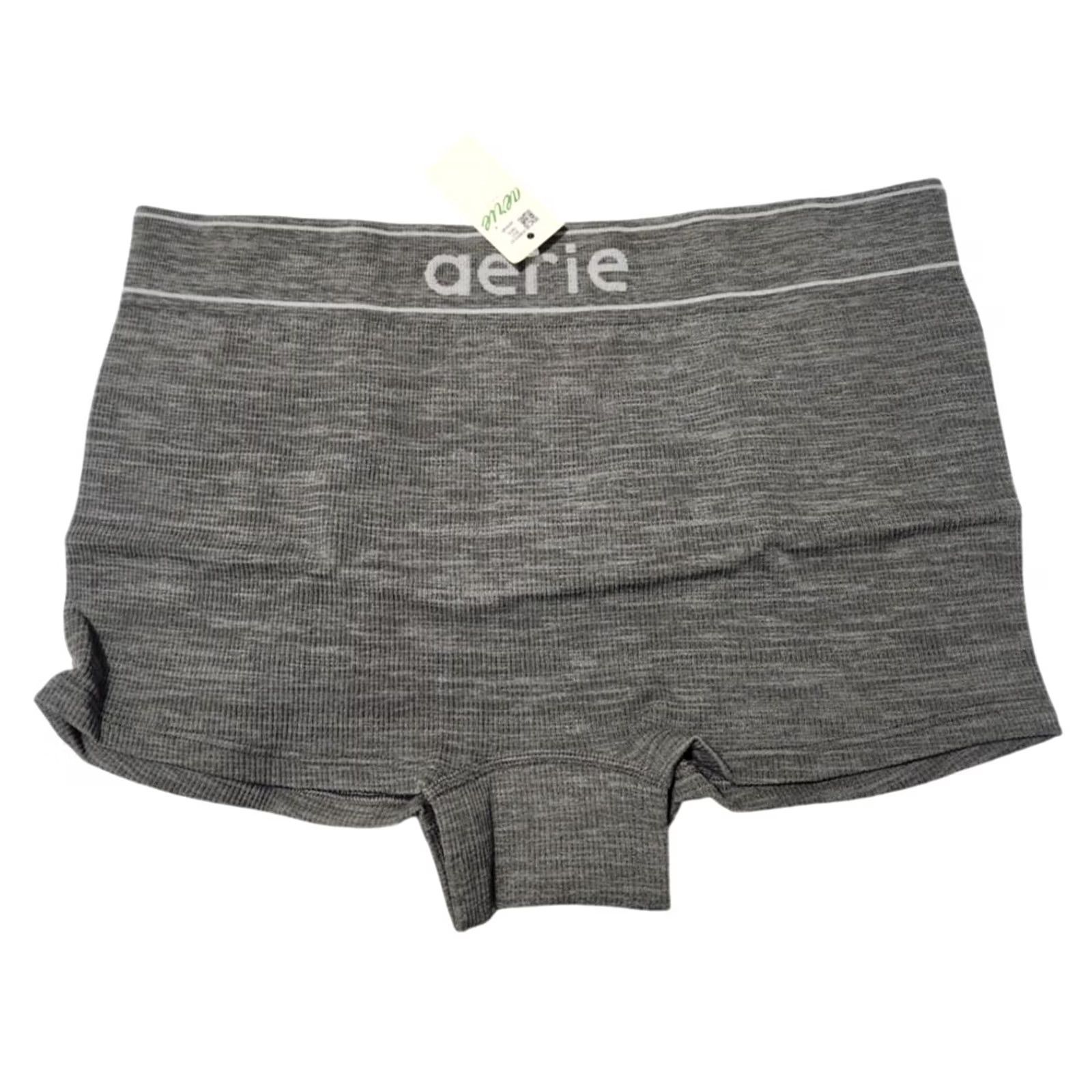 Vintage Aerie Womens M Boyshort Panties Gray Underwear Size 32" / US 10 / IT 46 - 2 Thumbnail