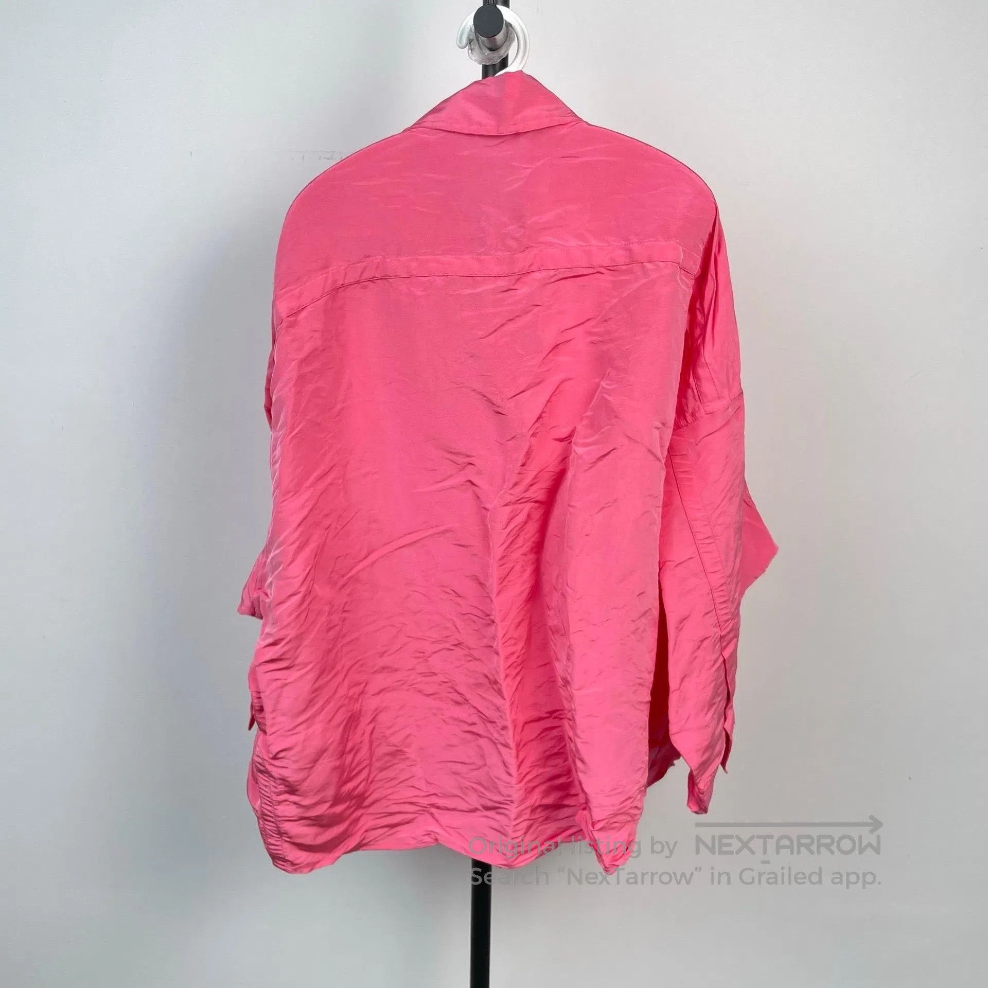 Valentino Valentino Pink Oversized Shirt Jacket| Size M / US 6-8 / IT 42-44 - 3 Thumbnail