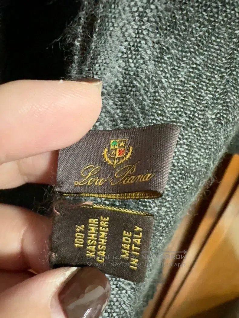 Loro Piana Loro Piana size 48* 200 cm AB version, 4-color block men's Size ONE SIZE - 4 Thumbnail