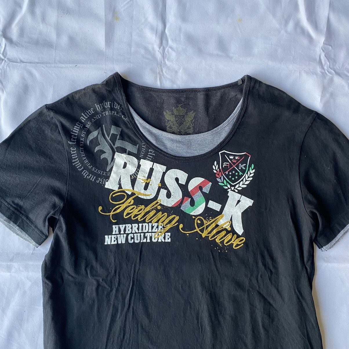 Beauty Beast × If Six Was Nine × Japanese Brand Japanese Russ-K Feeling Alive Double Layer Punk Style Size US XL / EU 56 / 4 - 2 Thumbnail