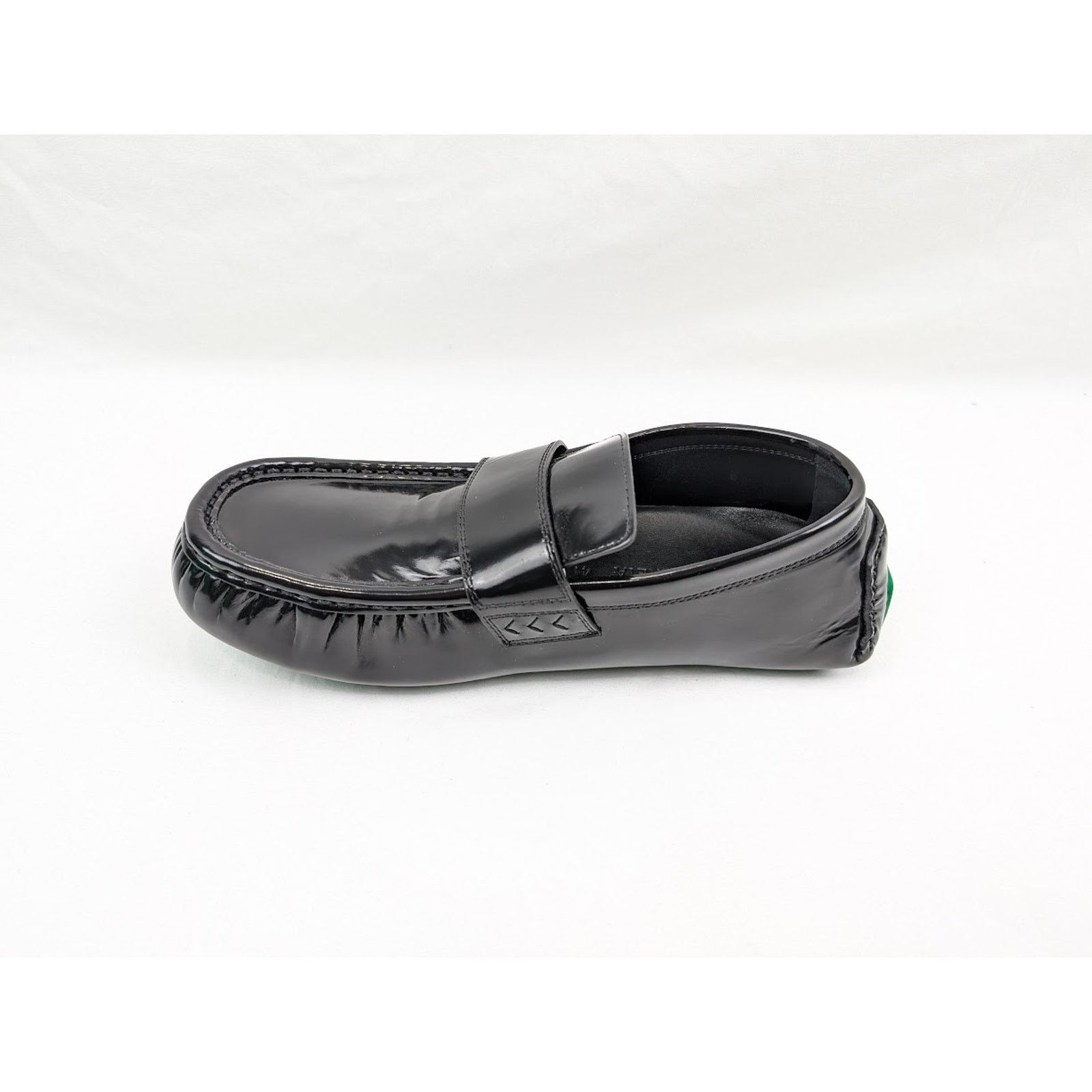 Bottega Veneta o1rshd1 Latex Lux Ride Loafers in Black-Parakeet Size US 11 / EU 44 - 7 Thumbnail