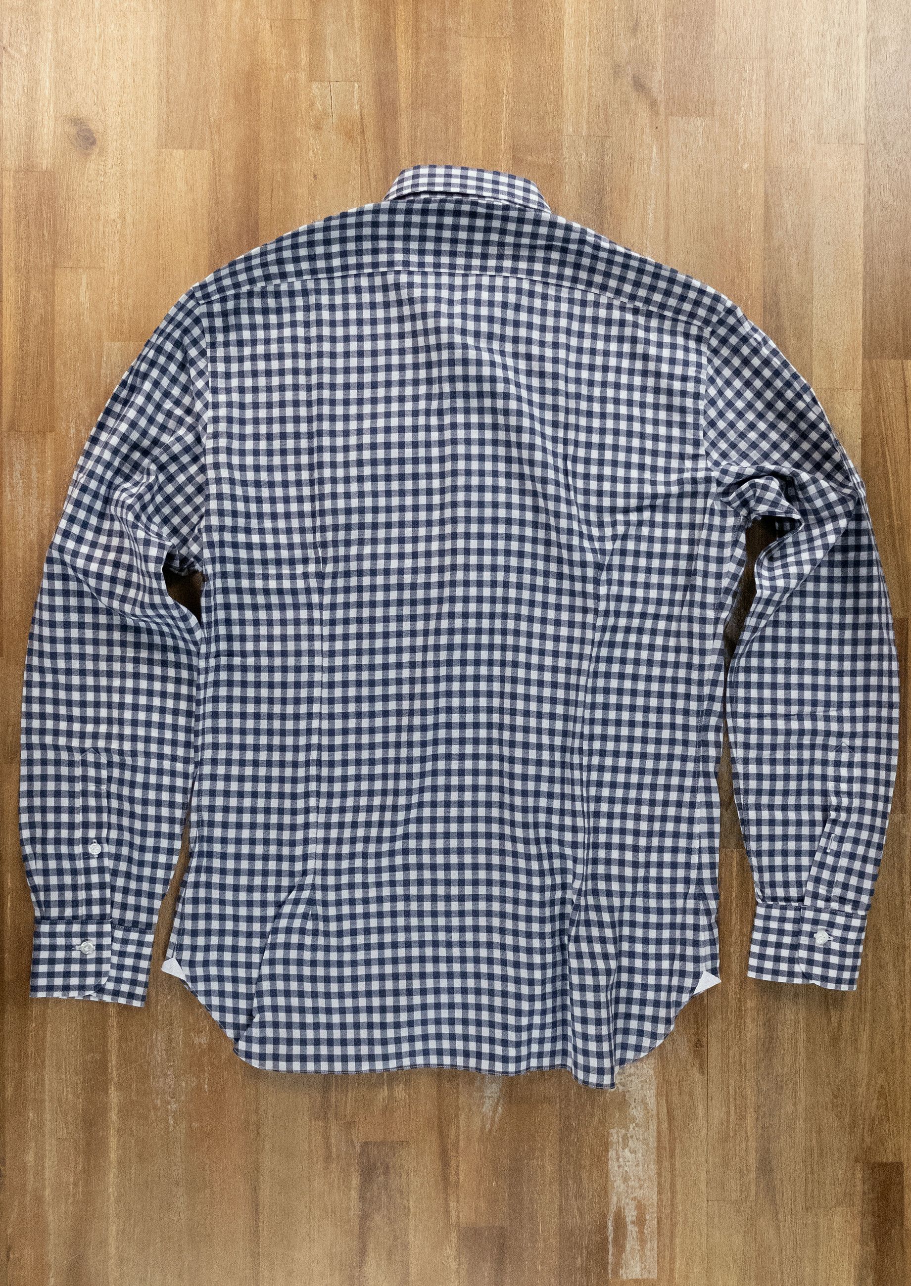 Barba Napoli BARBA Napoli Dandy Life blue white flannel cotton shirt 40 Size US M / EU 48-50 / 2 - 5 Thumbnail