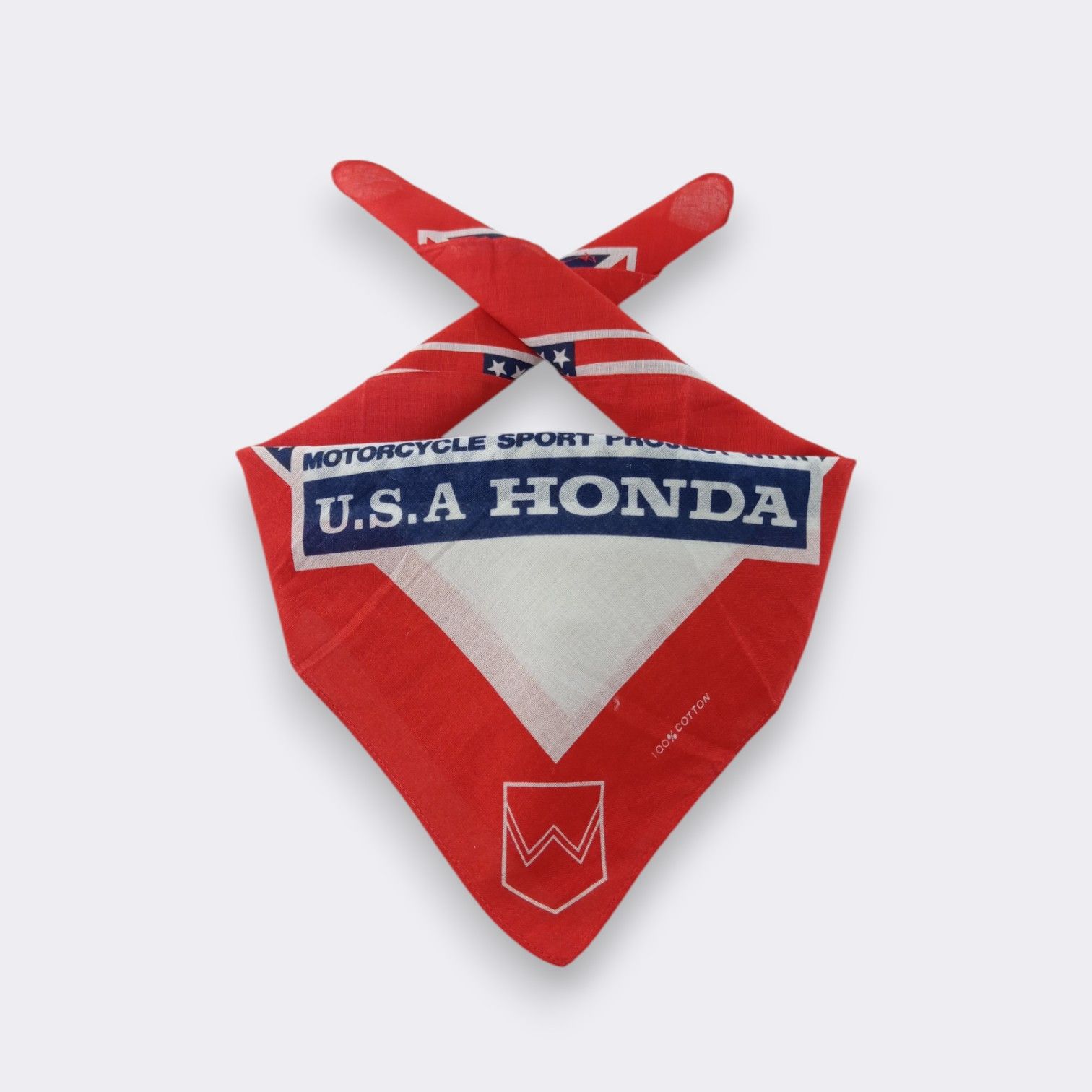 Honda Vintage Honda x Edwin Handkerchief Neckerchief Bandana H528I Size ONE SIZE - 1 Thumbnail