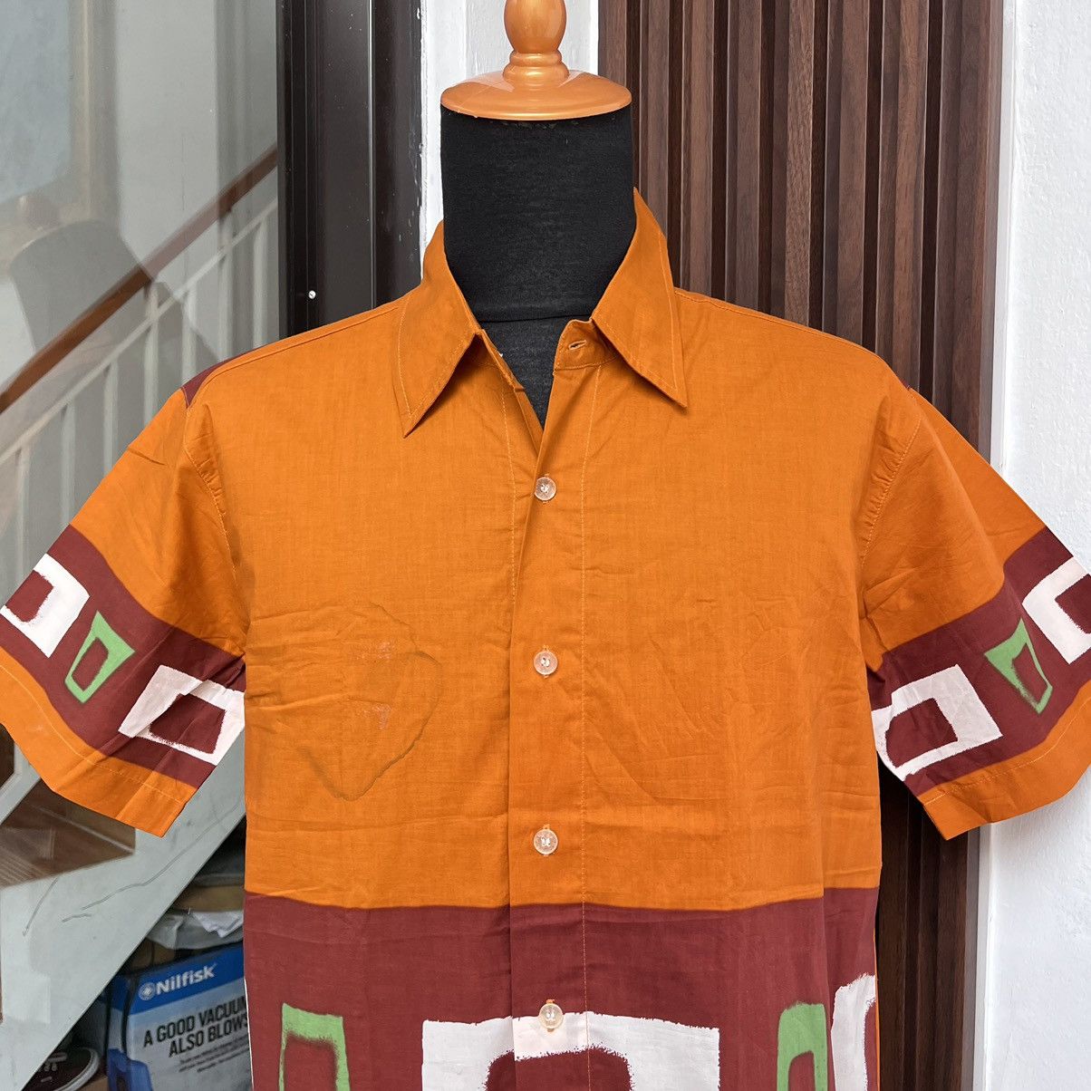 Mambo × Vintage RARE Surf Style Mambo Shirt Cotton Big Logo Never Worn Size US S / EU 44-46 / 1 - 5 Thumbnail