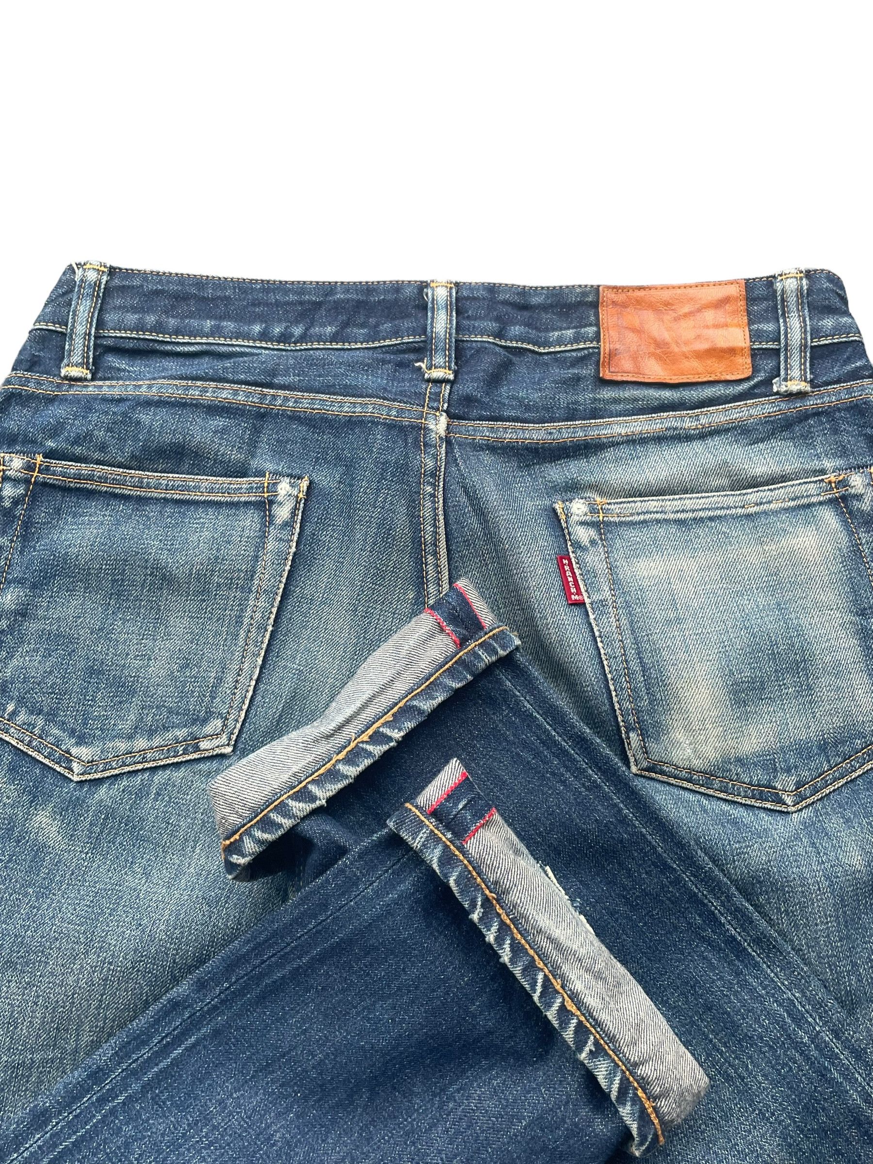 HRMTG Vintage HRM Selvedge Distresed Denim Size US 33 - 5 Thumbnail