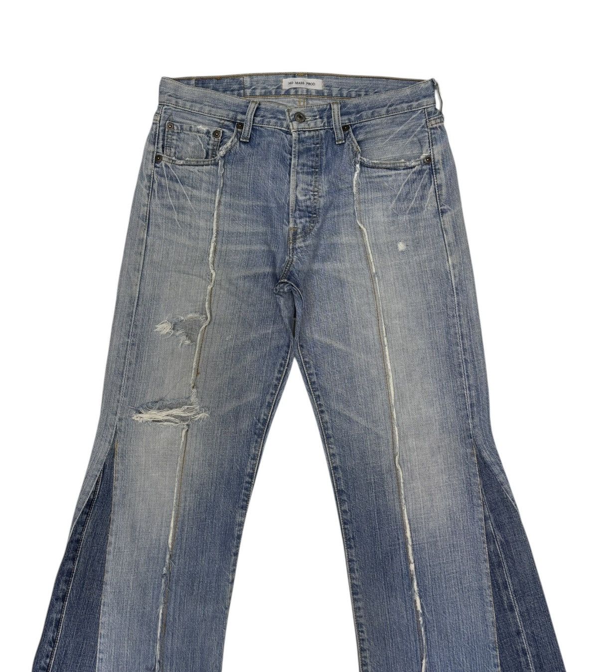 Levi's × Undercover Levis 501 NO MASS PROD Hagi Super Flared Jeans Distressed Size US 30 / EU 46 - 6 Thumbnail