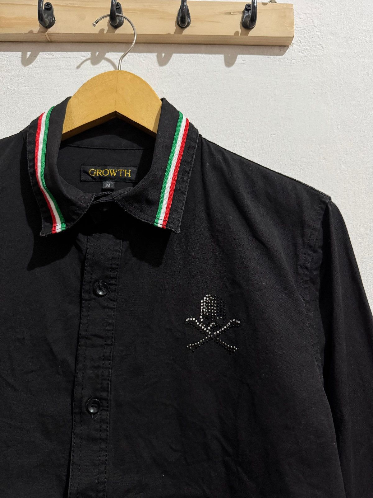 Hysteric Glamour × If Six Was Nine × Japanese Brand Y2k Growth skull ifsixwasnine button Shirt Size US L / EU 52-54 / 3 - 2 Thumbnail