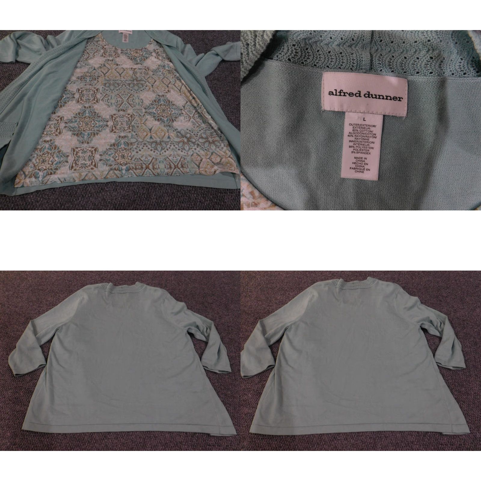 Vintage Alfred Dunner Sweater Size L / US 10 / IT 46 - 8 Thumbnail
