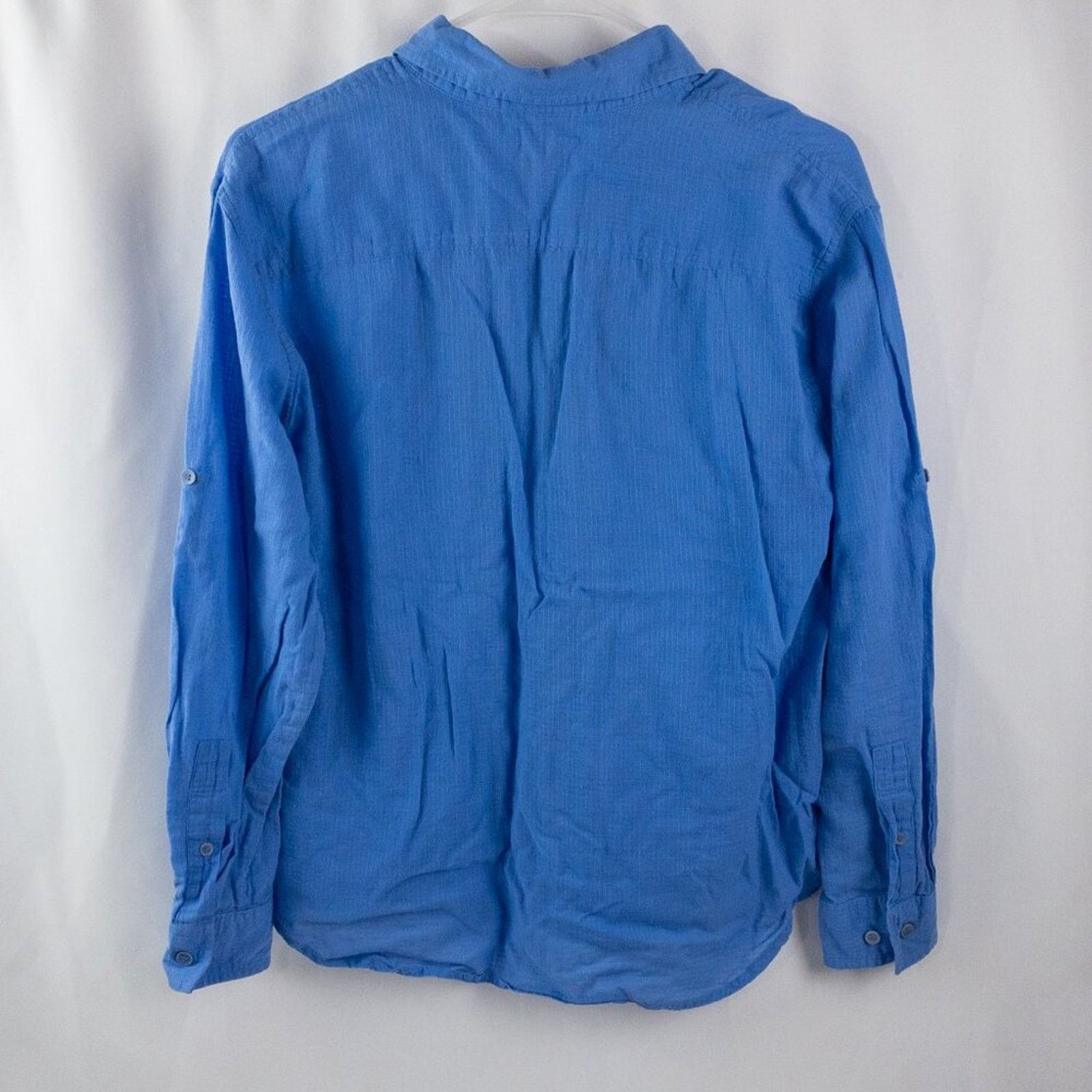 Jones New York Jones New York Blue Cotton Button Down Shirt Womens Medium Size M / US 6-8 / IT 42-44 - 8 Thumbnail