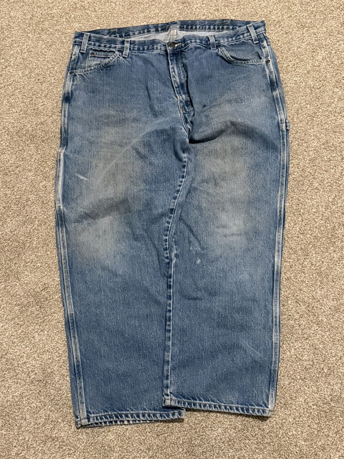 Dickies Dickies Baggy Fit Mens 42x30 Work Carpenter Jeans Size US 42 / EU 58 - 3 Thumbnail