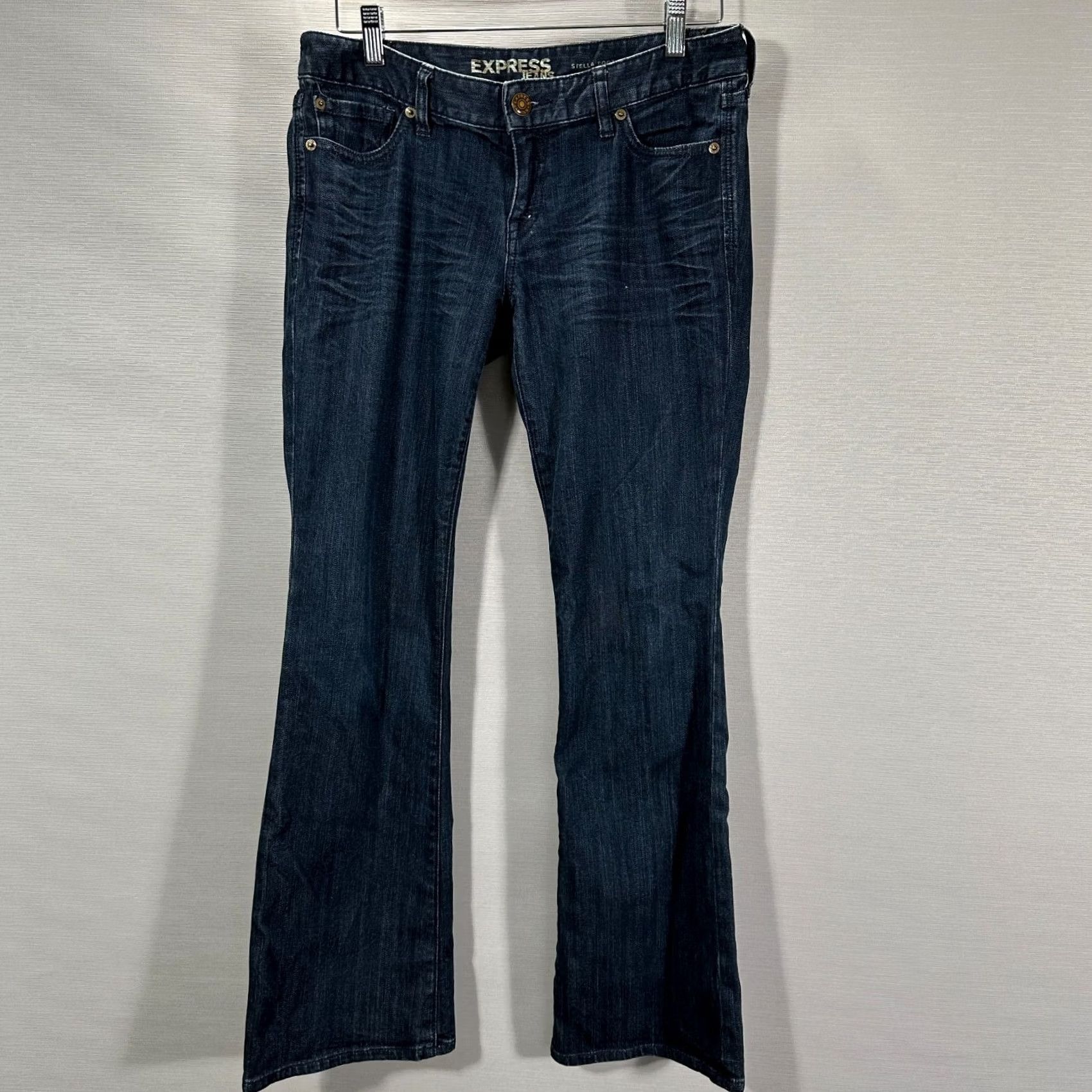 Express Express Jeans Bootcut Womens 6 Stella Dark Wash Cotton Stretch Pockets Jeans Size 28" / US 6 / IT 42 - 2 Thumbnail