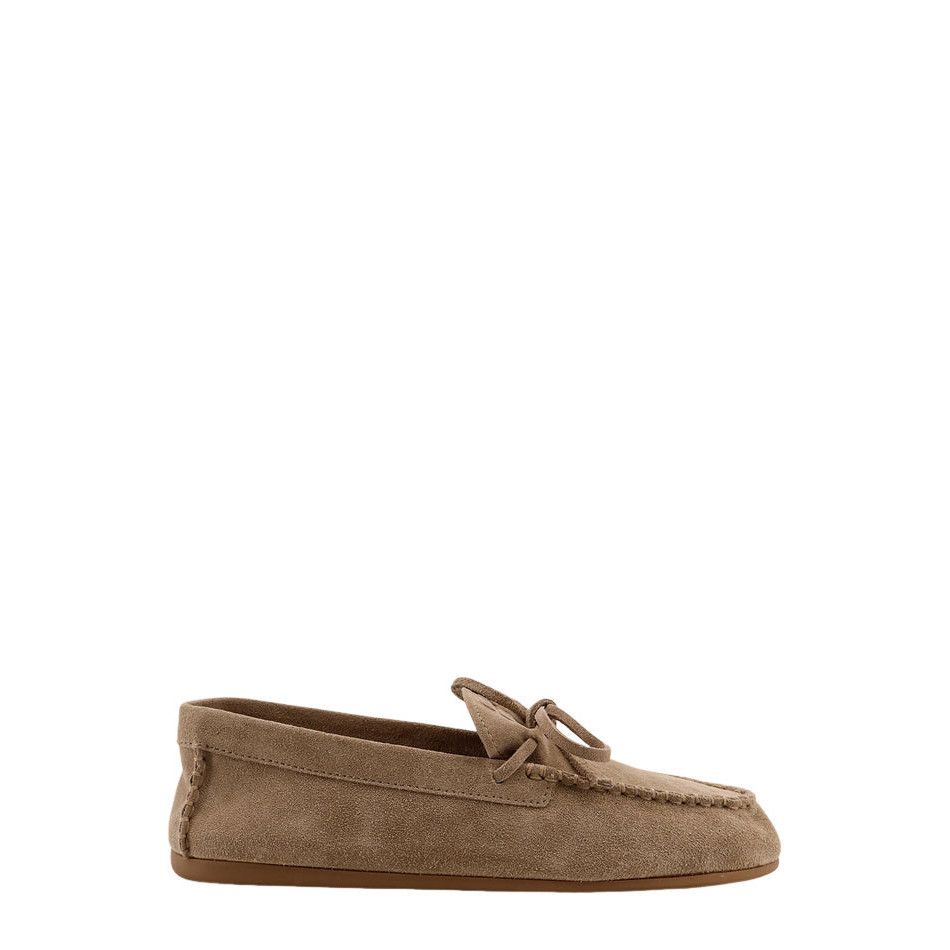 MIU MIU Desert Beige Suede Loafers New & Authentic (Women's