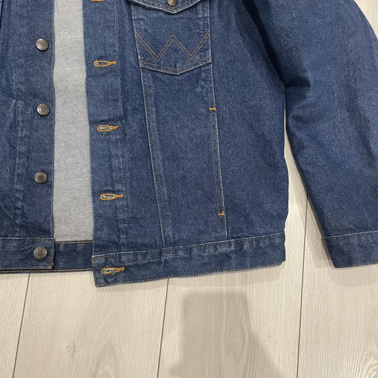Vintage × Wrangler 80s Vintage Wrangler M-159 Western Denim Jeans Jacket bomber Size US L / EU 52-54 / 3 - 4 Thumbnail