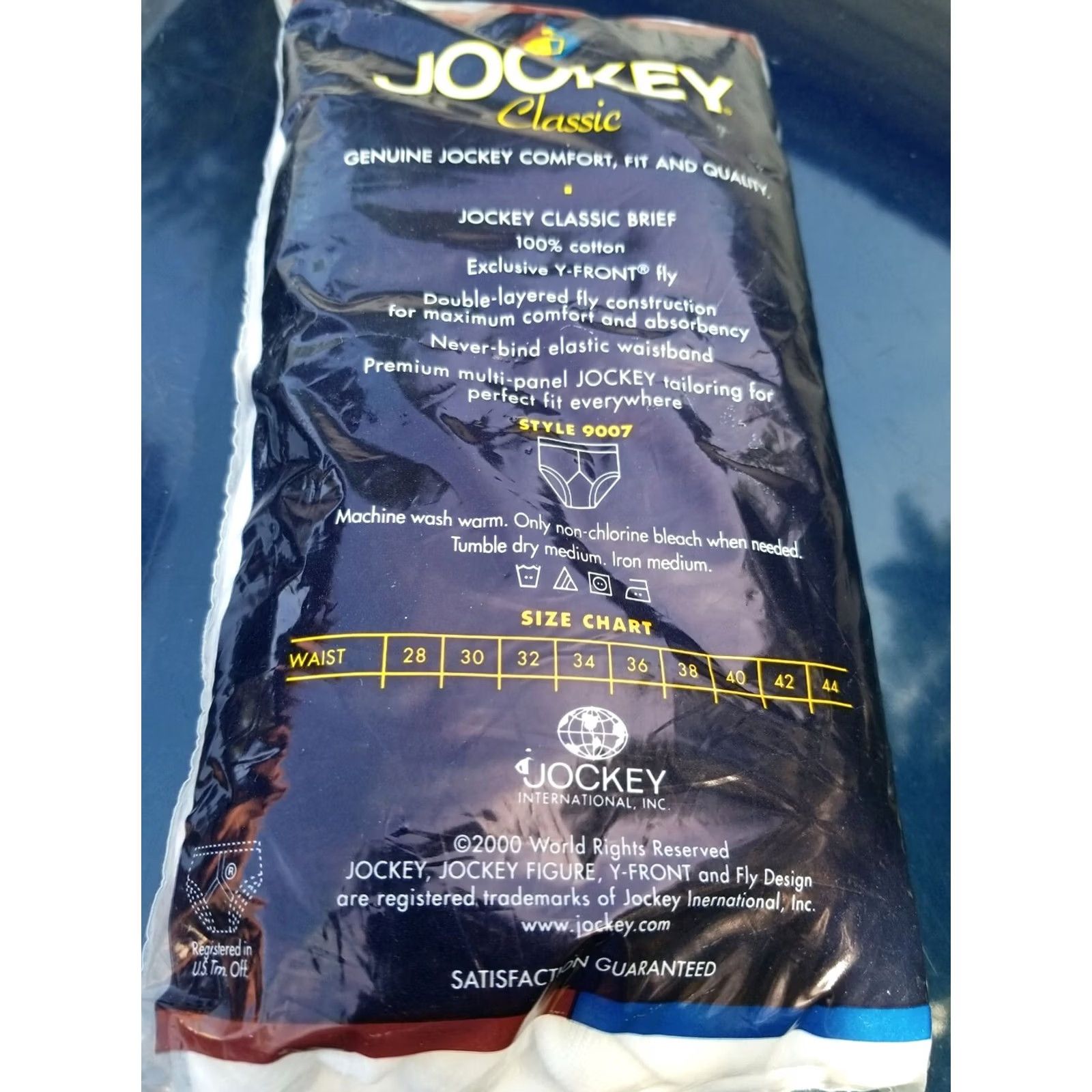 Jockey VINTAGE Jockey Classic Inverted Y Front Fly Brief 3 Pack Size 38 USA Made Men underwear White 100% Cotton 2000s Size US 38 / EU 54 - 2 Thumbnail