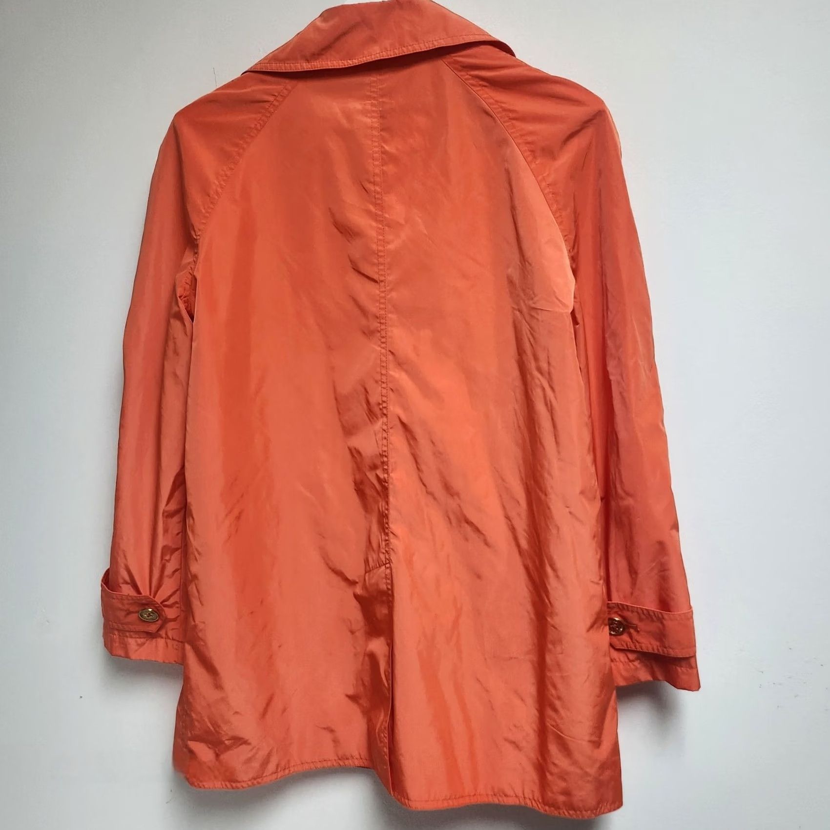 Ralph Lauren Lauren Ralph Lauren Womens Button Up Rain Coat Jacket Medium Orange Lightweight Size M / US 6-8 / IT 42-44 - 2 Thumbnail