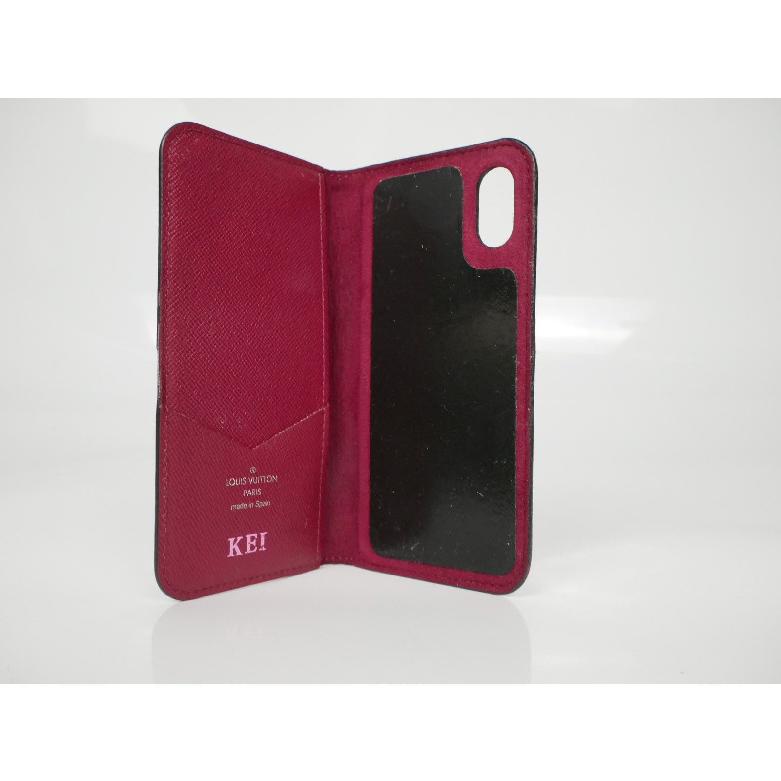 Louis Vuitton Louis Vuitton Fuchsia Epi Etui iPhone X Size ONE SIZE - 4 Thumbnail