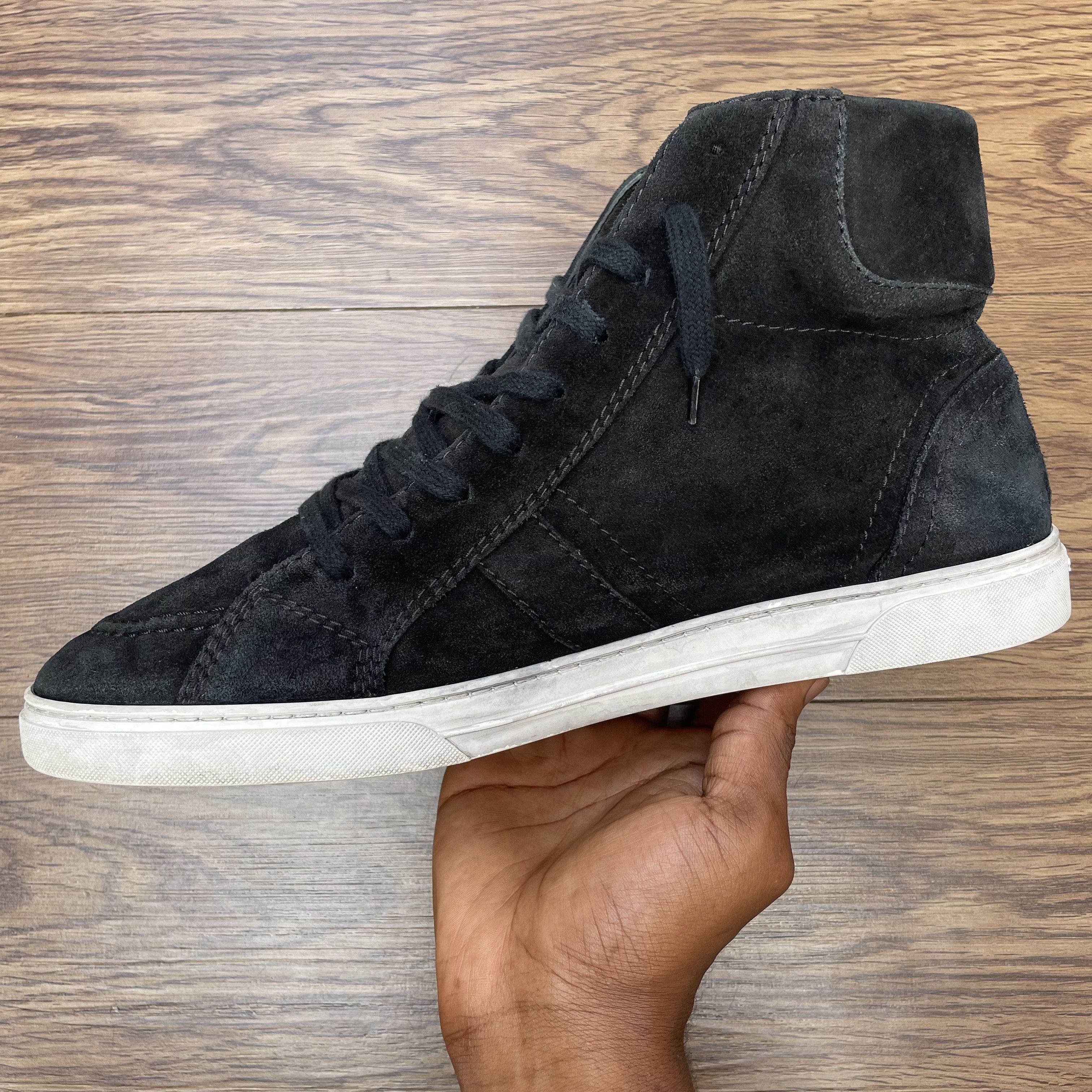Saint Laurent Paris Saint Laurent Joe High Top Sneaker Size US 12 / EU 45 - 4 Thumbnail