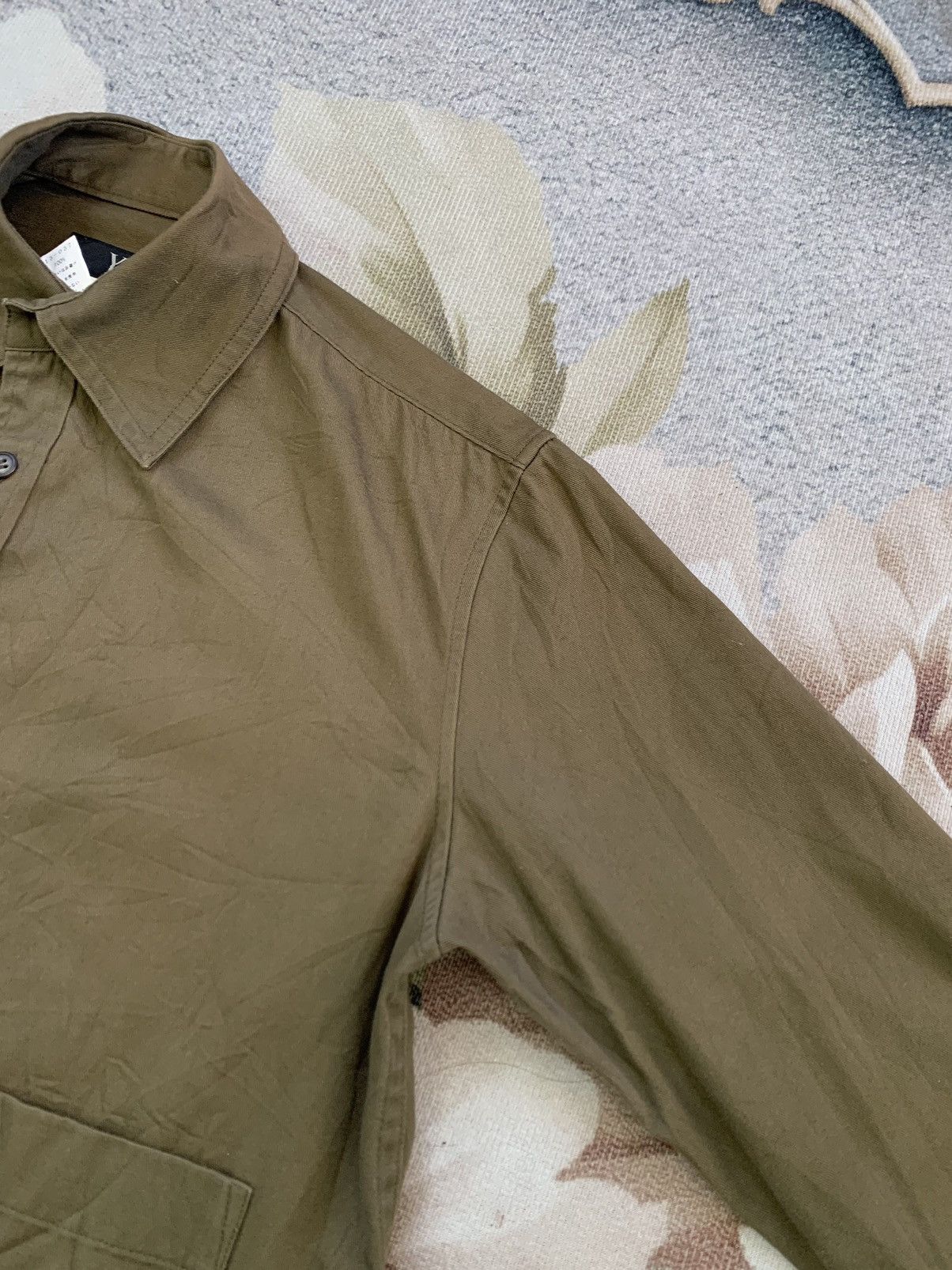 Yohji Yamamoto Y's Yohji Yamamoto Military Girth Style Shirt Jacket Size US M / EU 48-50 / 2 - 7 Thumbnail