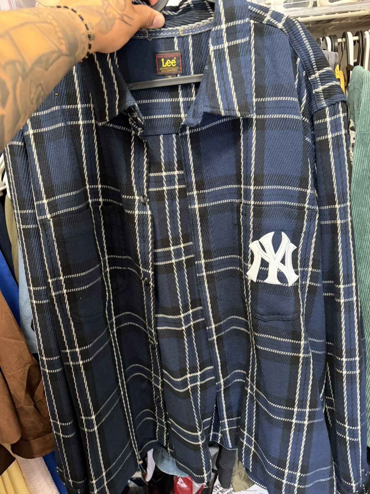Lee Lee Yankee Buttom up Size US XL / EU 56 / 4 - 4 Thumbnail
