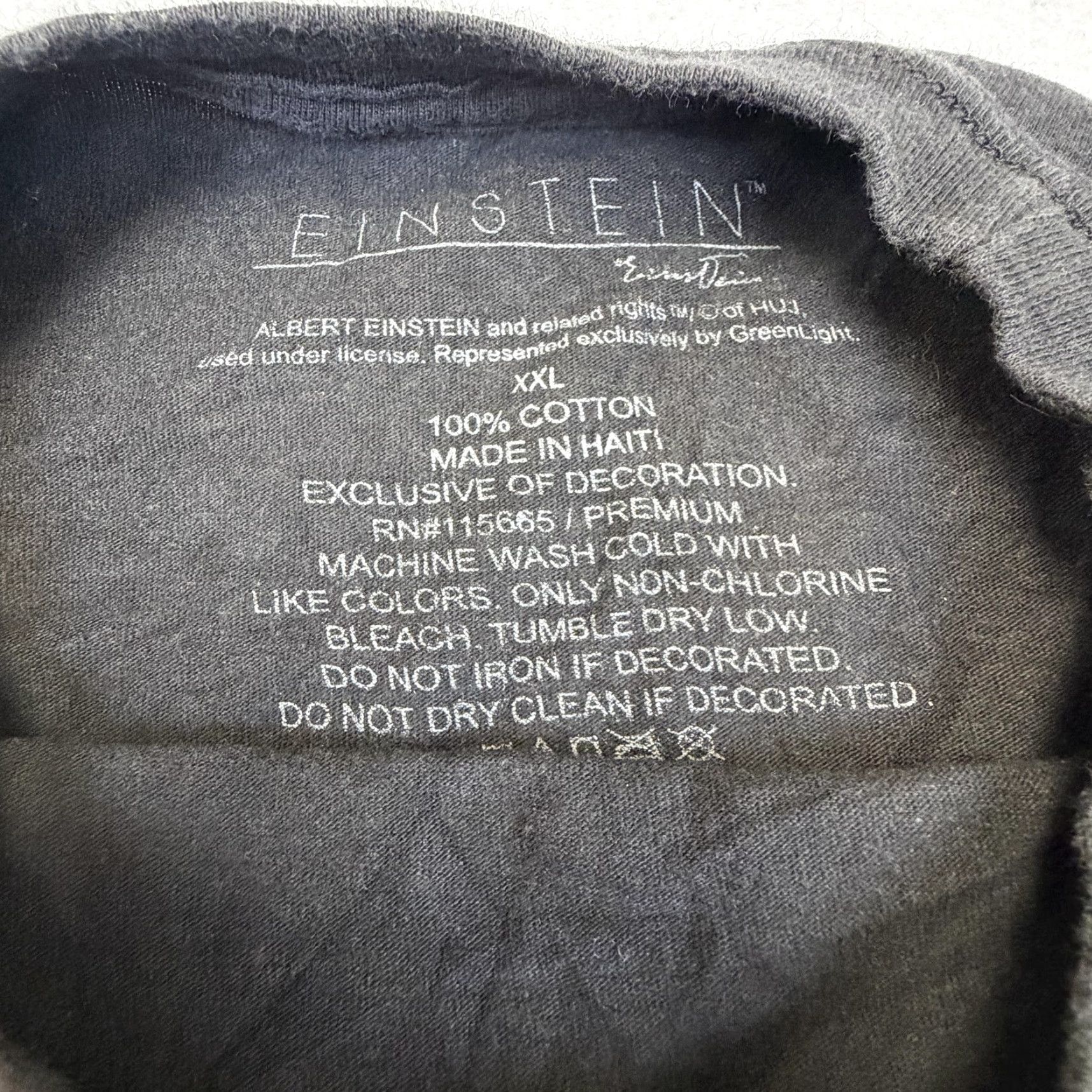Vintage Einstein Shirt Mens 2XL Black Imagination Quote Graphic Albert Einstein Science Size US XXL / EU 58 / 5 - 4 Thumbnail
