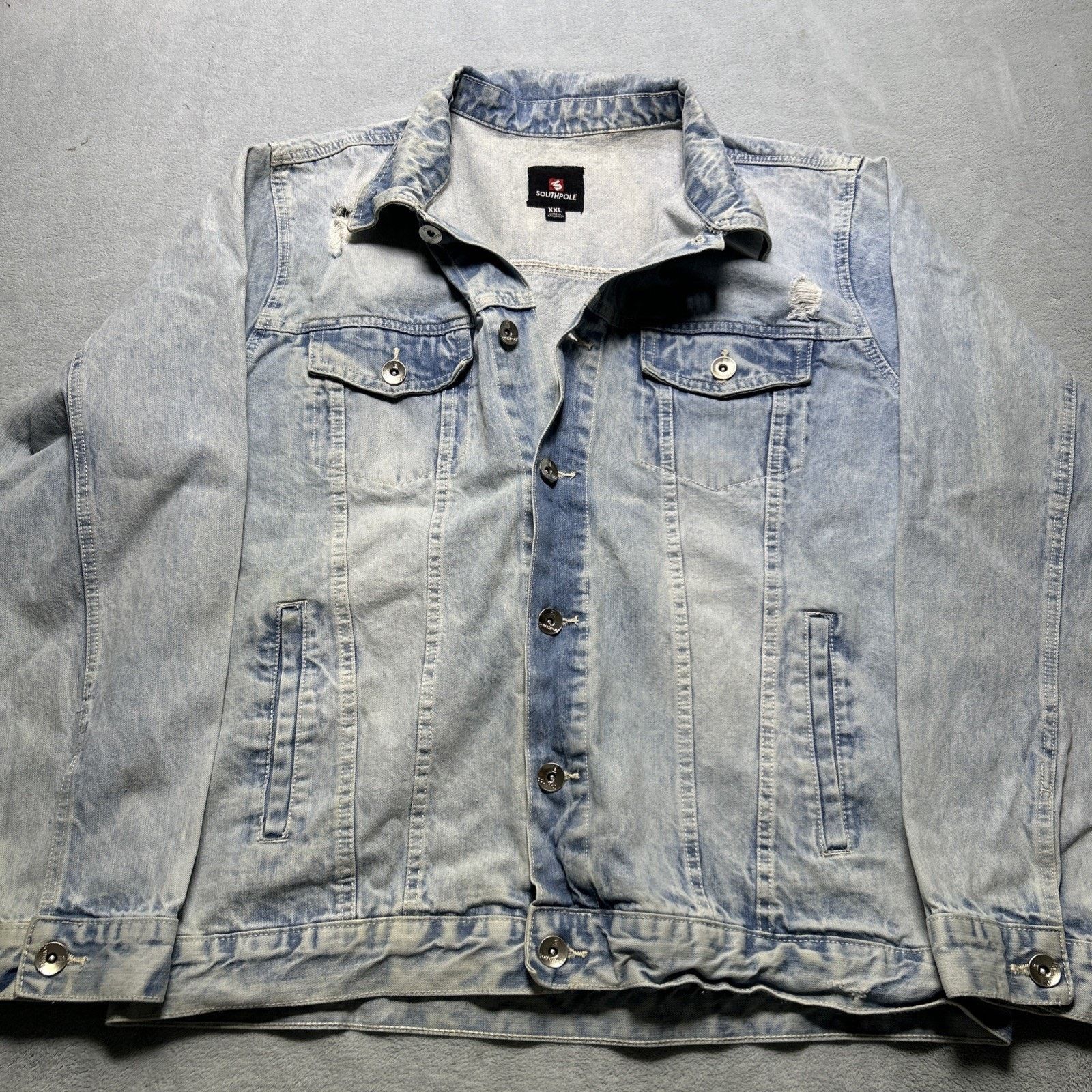Southpole Southpole Denim Jacket Womens 2XL P031 Type 3 2000s Grunge Size US XXL / EU 58 / 5 - 9 Thumbnail
