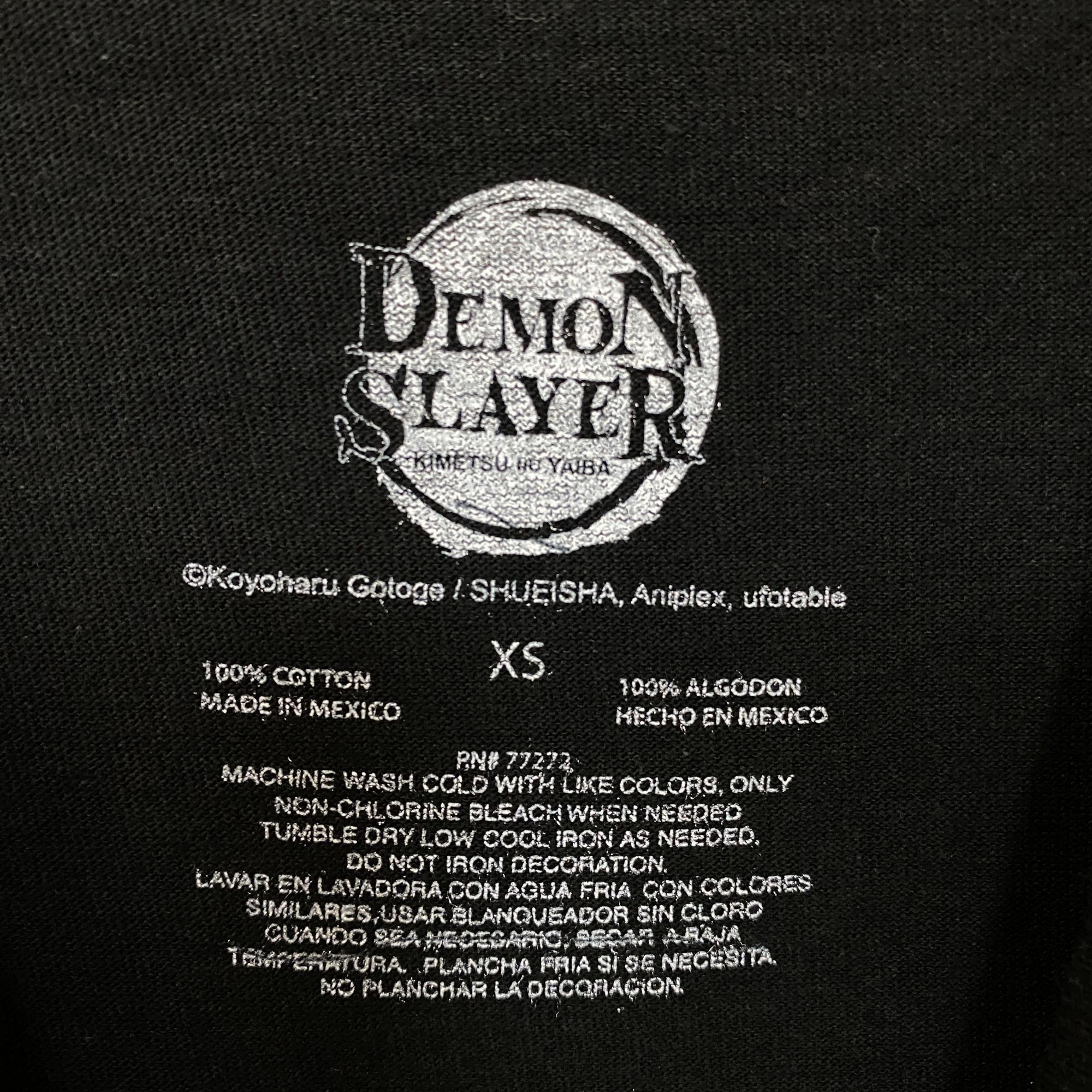 Anime Demon Slayer : Kimetsu no Yaiba - Tanjiro Kamado Anime T-Shi Size US XS / EU 42 / 0 - 4 Thumbnail