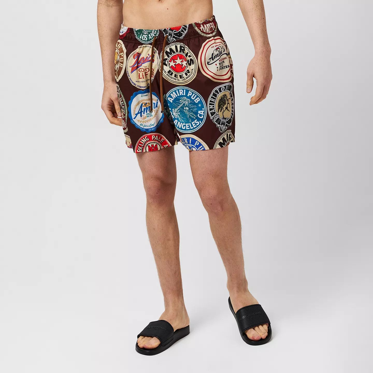 Amiri o1g2r1mq0426 Coaster Swim Shorts in Multicolor Size US 30 / EU 46 - 2 Thumbnail